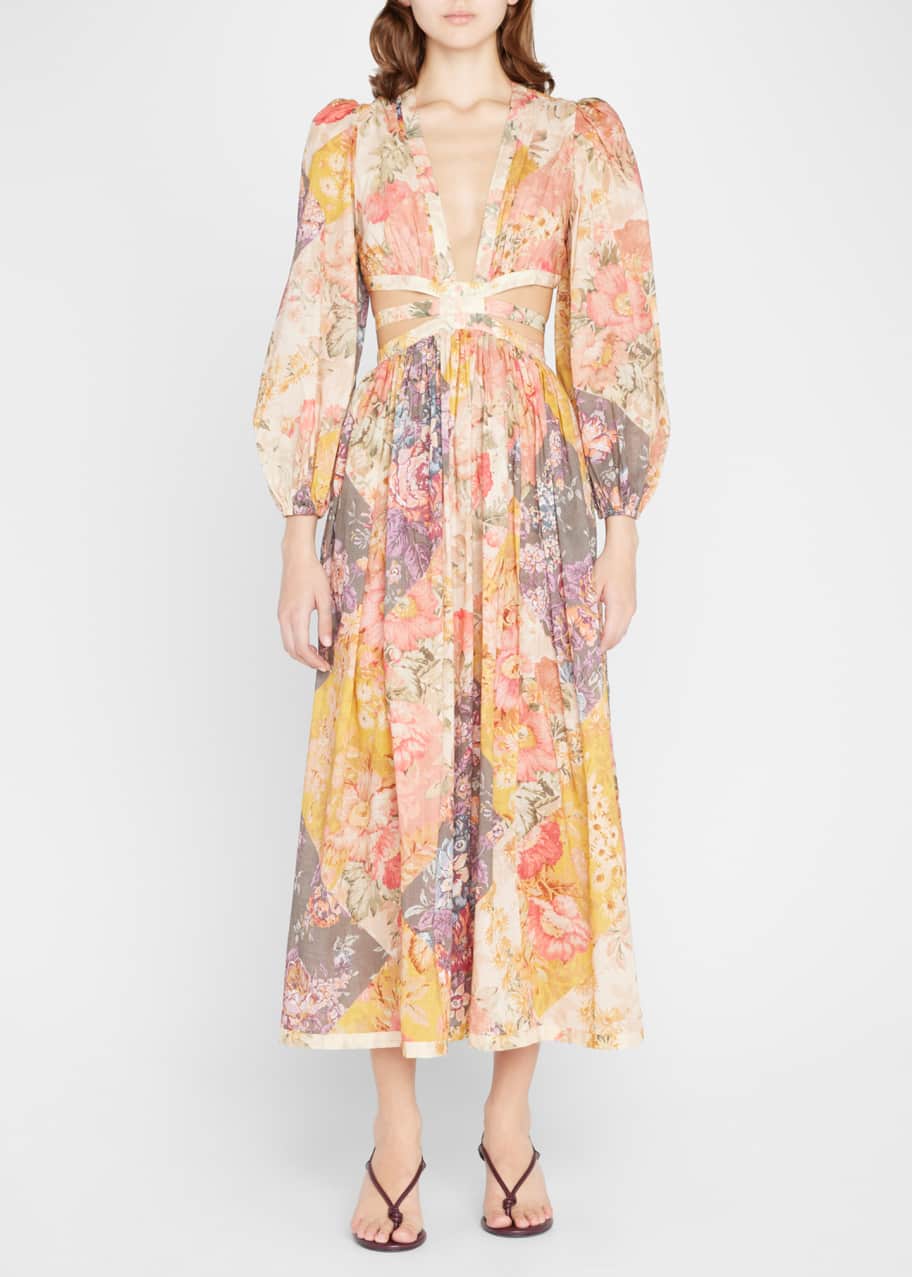 Zimmermann melody clearance cut out dress