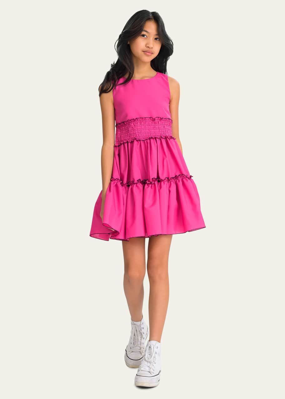 Zoe Girl’s Marie Tiered Ruffle Dress, Size 7-16 - Bergdorf Goodman