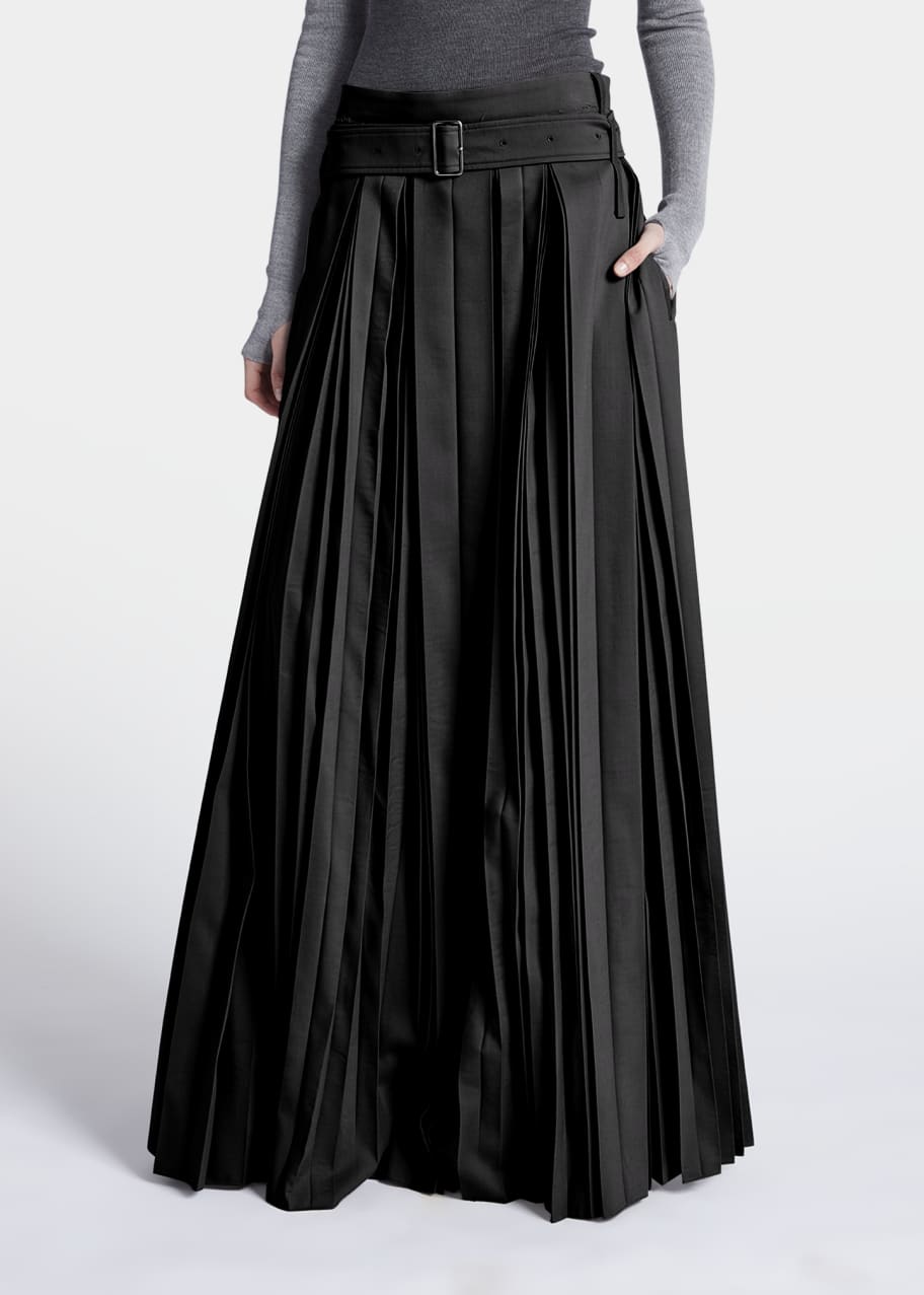 スカート Peter do maxi pleated skirt black 34 Peter do maxi pleated skirt black 34