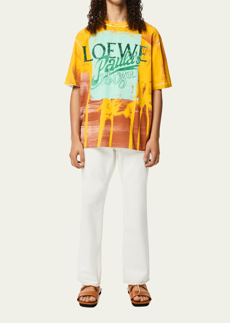 Loewe x Paula's Ibiza Men's Palm Logo T-Shirt - Bergdorf Goodman