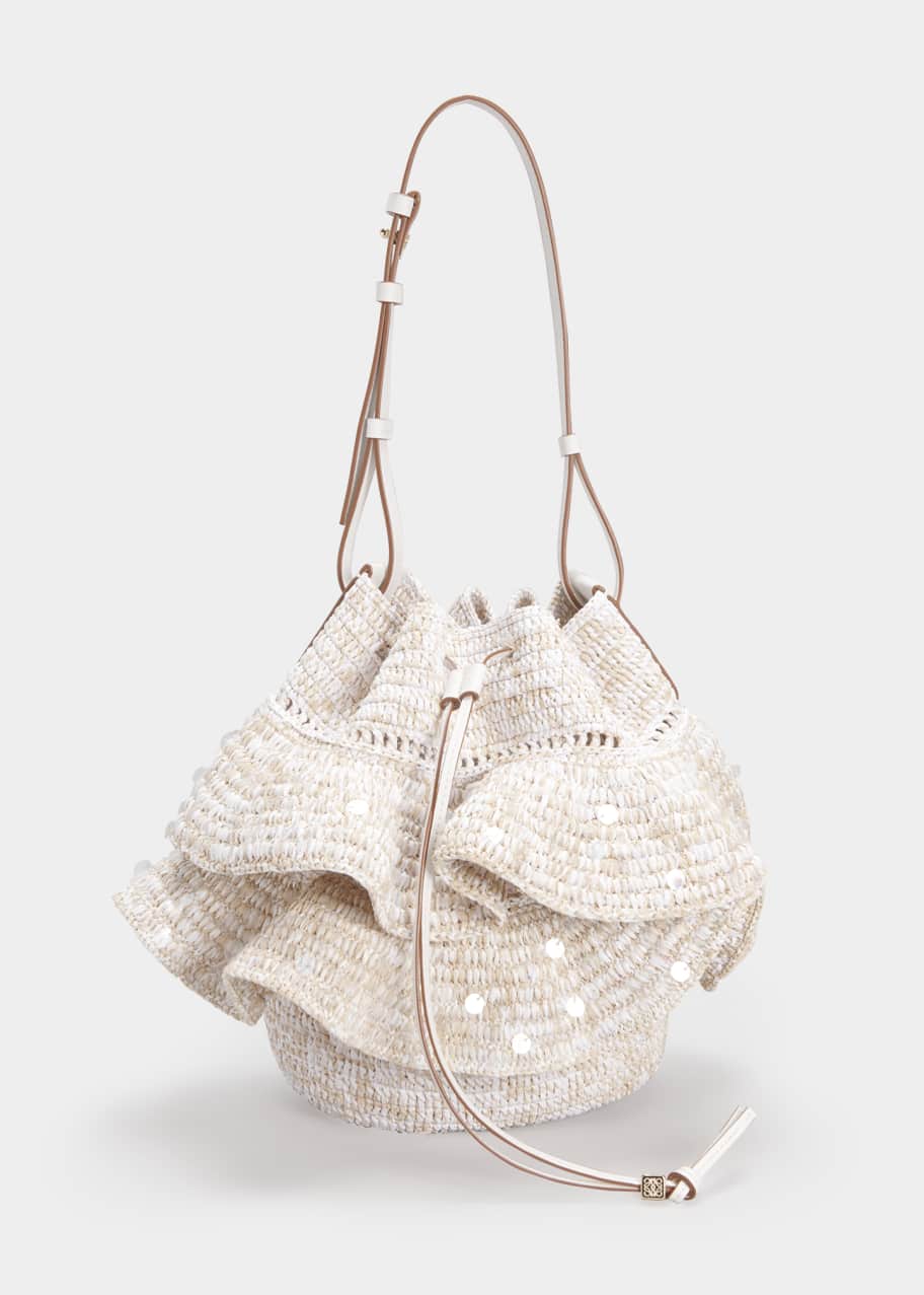 【関税送料込】LOEWE BALLOON リネンレザーバッグ 関税送料込】LOEWE BALLOON リネンレザーバッグ