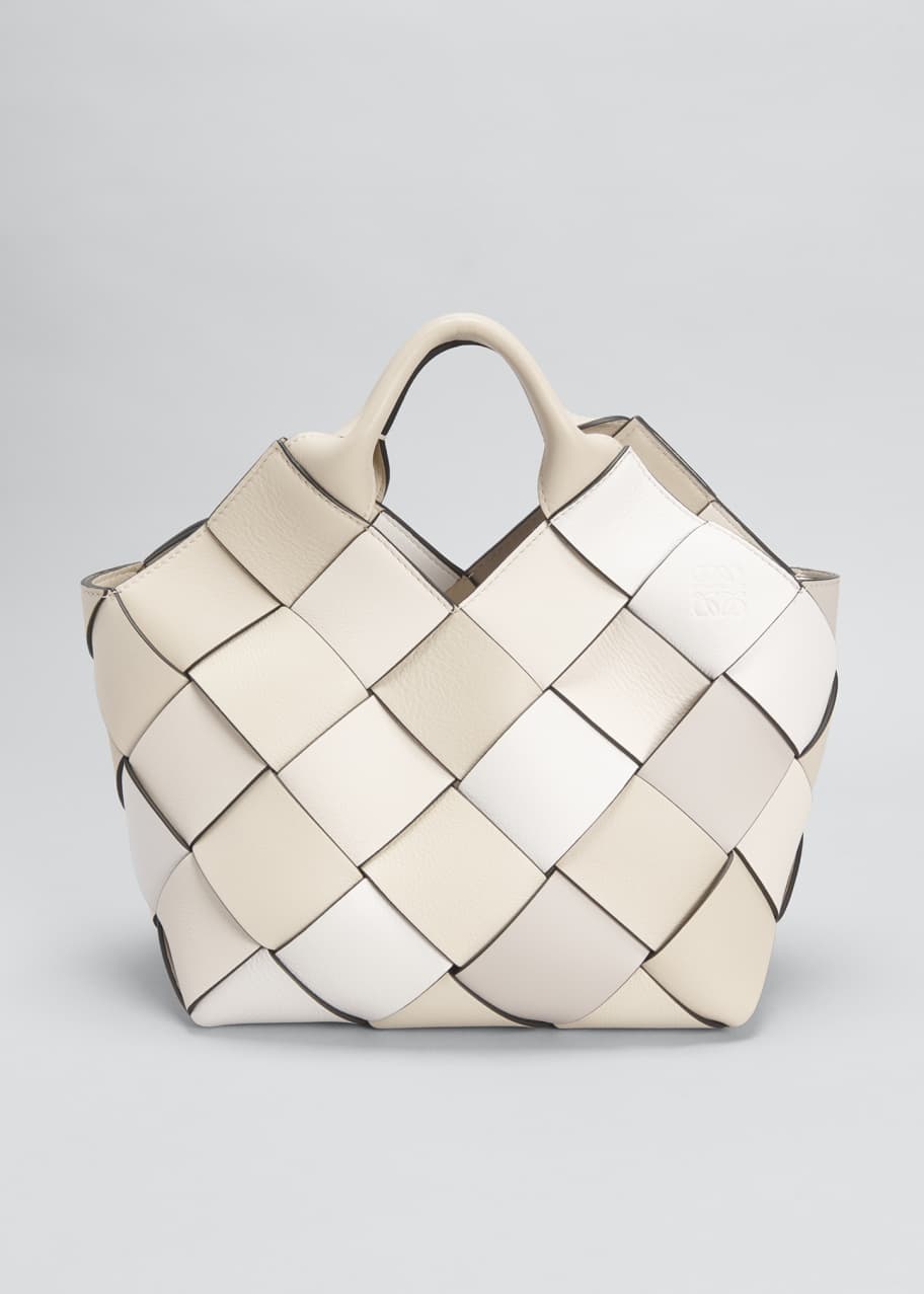 Loewe x Paula’s Ibiza Small Woven Basket Leather Crossbody Bag ...