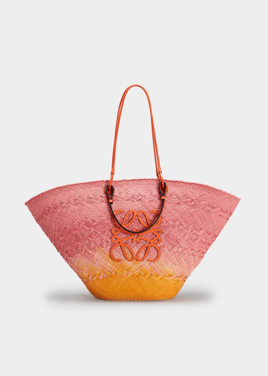 Loewe x Paula's Ibiza Large Anagram Degrade Basket Tote Bag