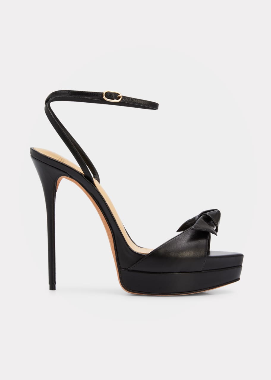 Alexandre Birman Clarita Leather AnkleStrap Platform Sandals