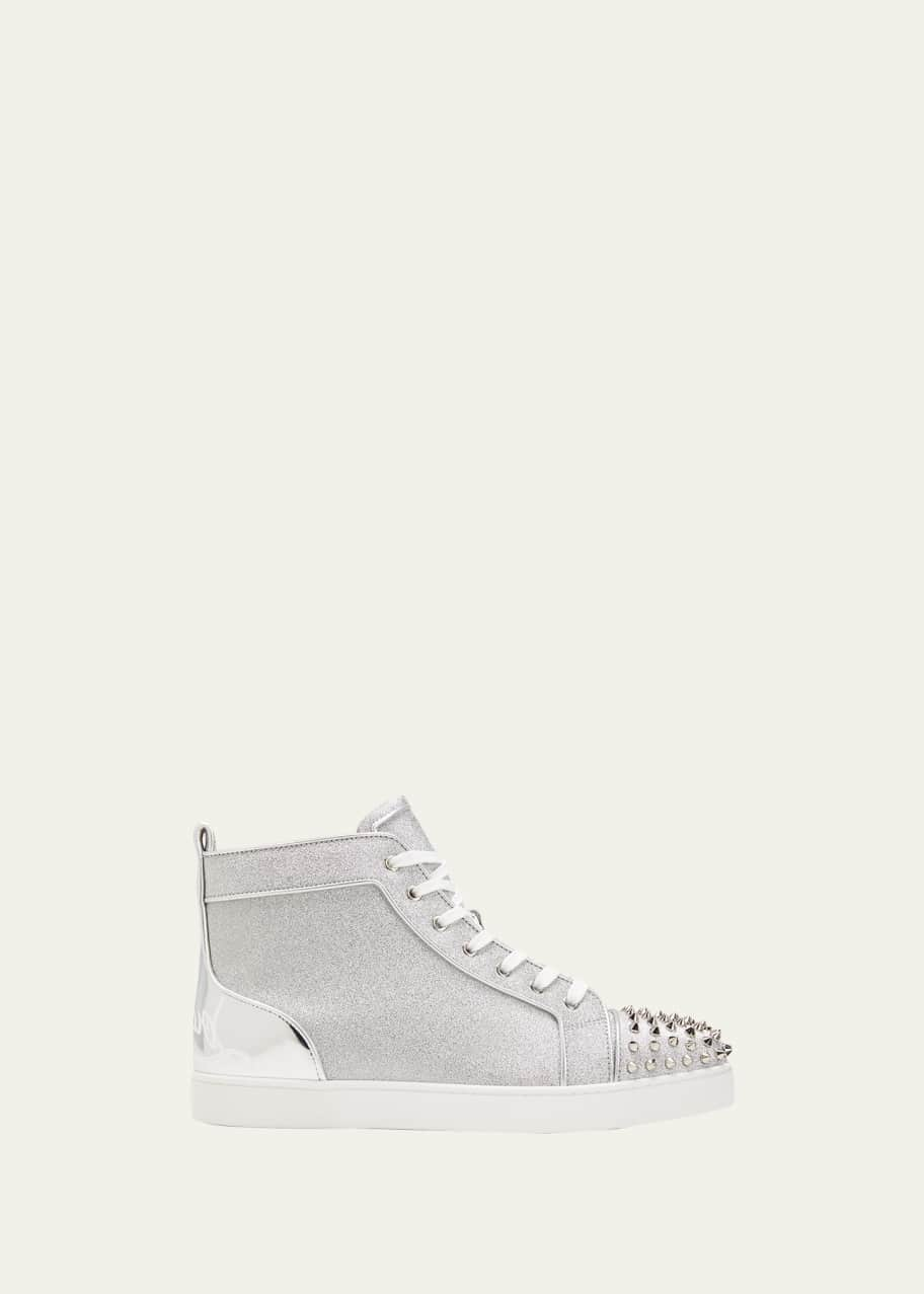 Lou Spikes woman - High-top sneakers - Silver - Christian Louboutin