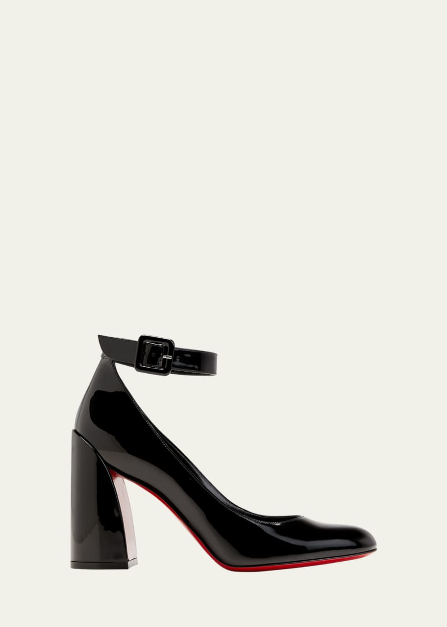 Christian Louboutin So Sab Ankle Strap Red Sole Pumps Bergdorf Goodman