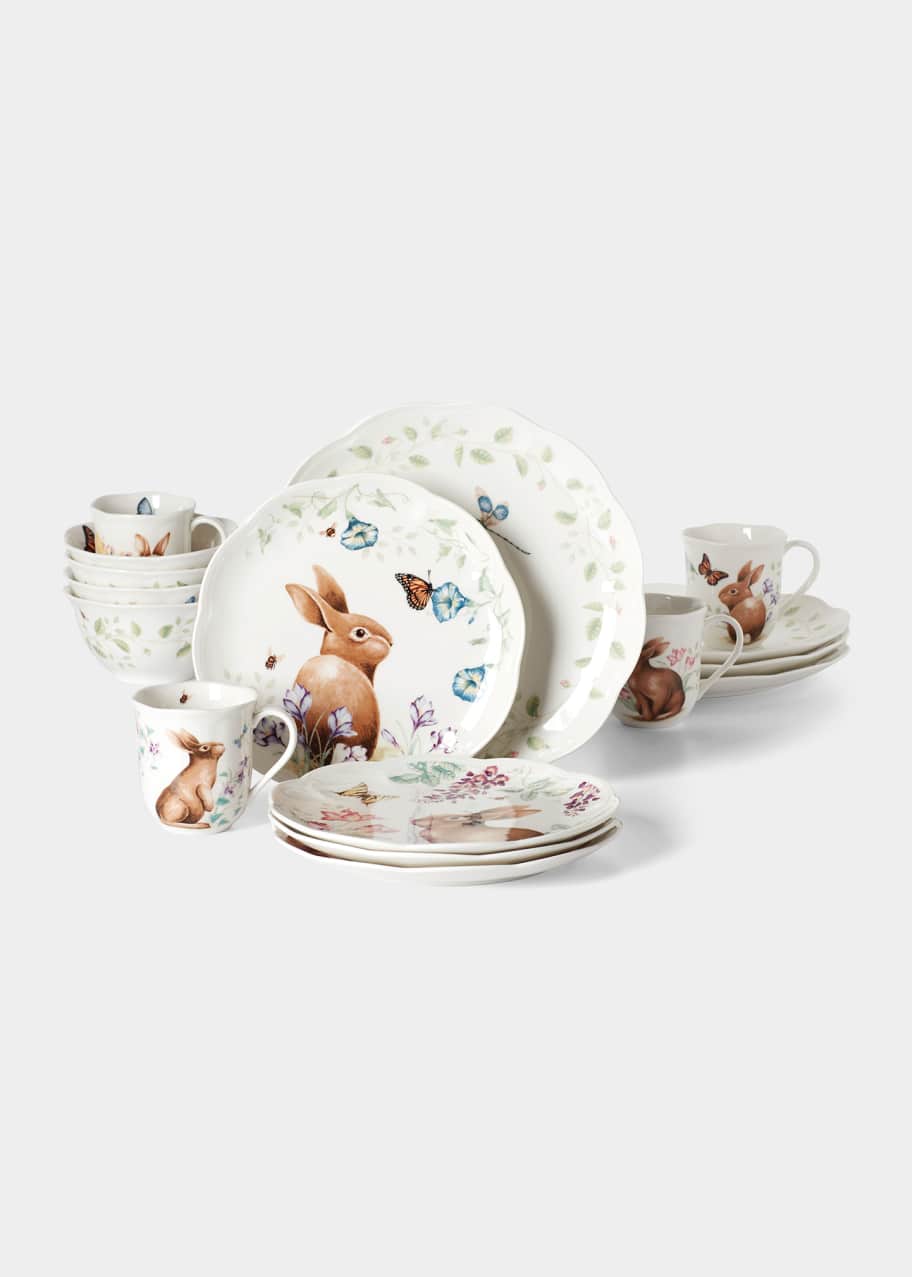 Lenox 16Piece Butterfly Meadow Bunny Dinnerware Set Bergdorf Goodman