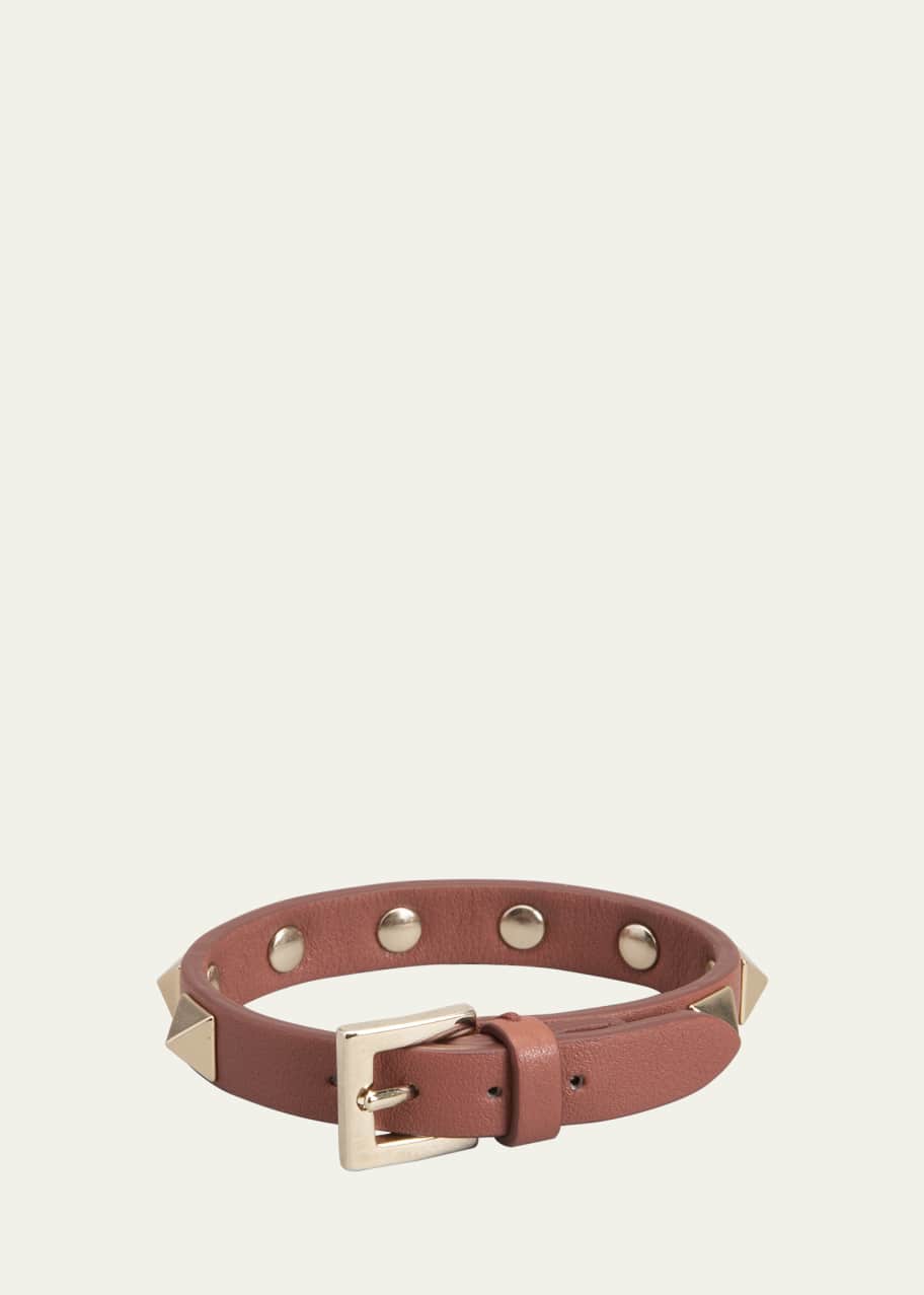 Rockstud discount leather bracelet