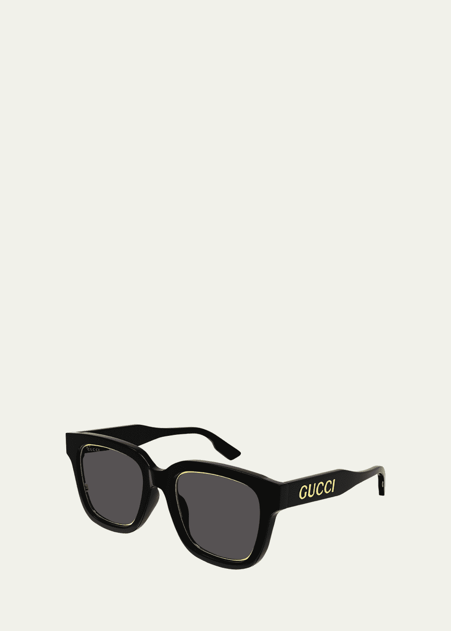 gucci logo lens sunglasses