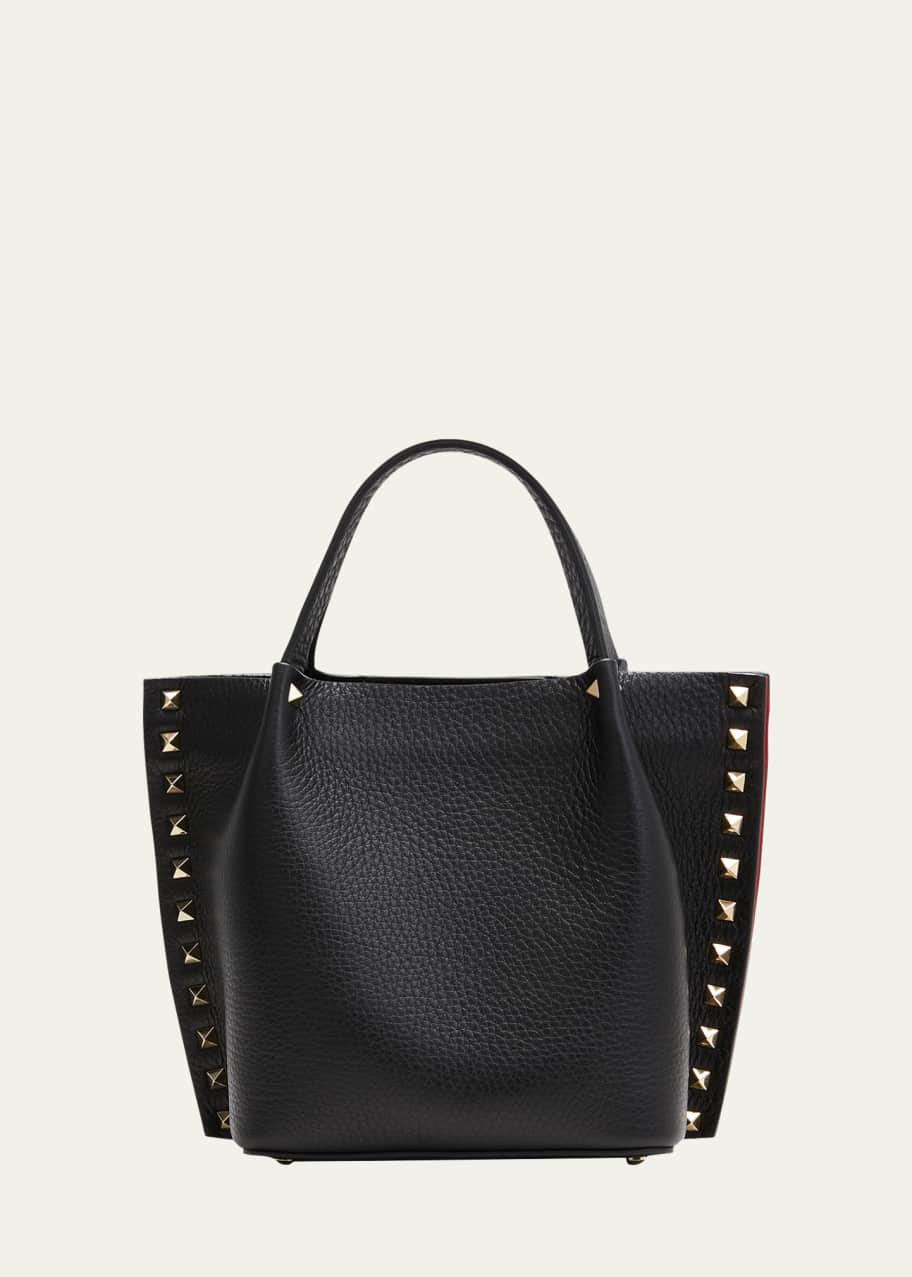 Valentino Garavani Rockstud Small Calfskin Top Handle Tote Bag Bergdorf Goodman