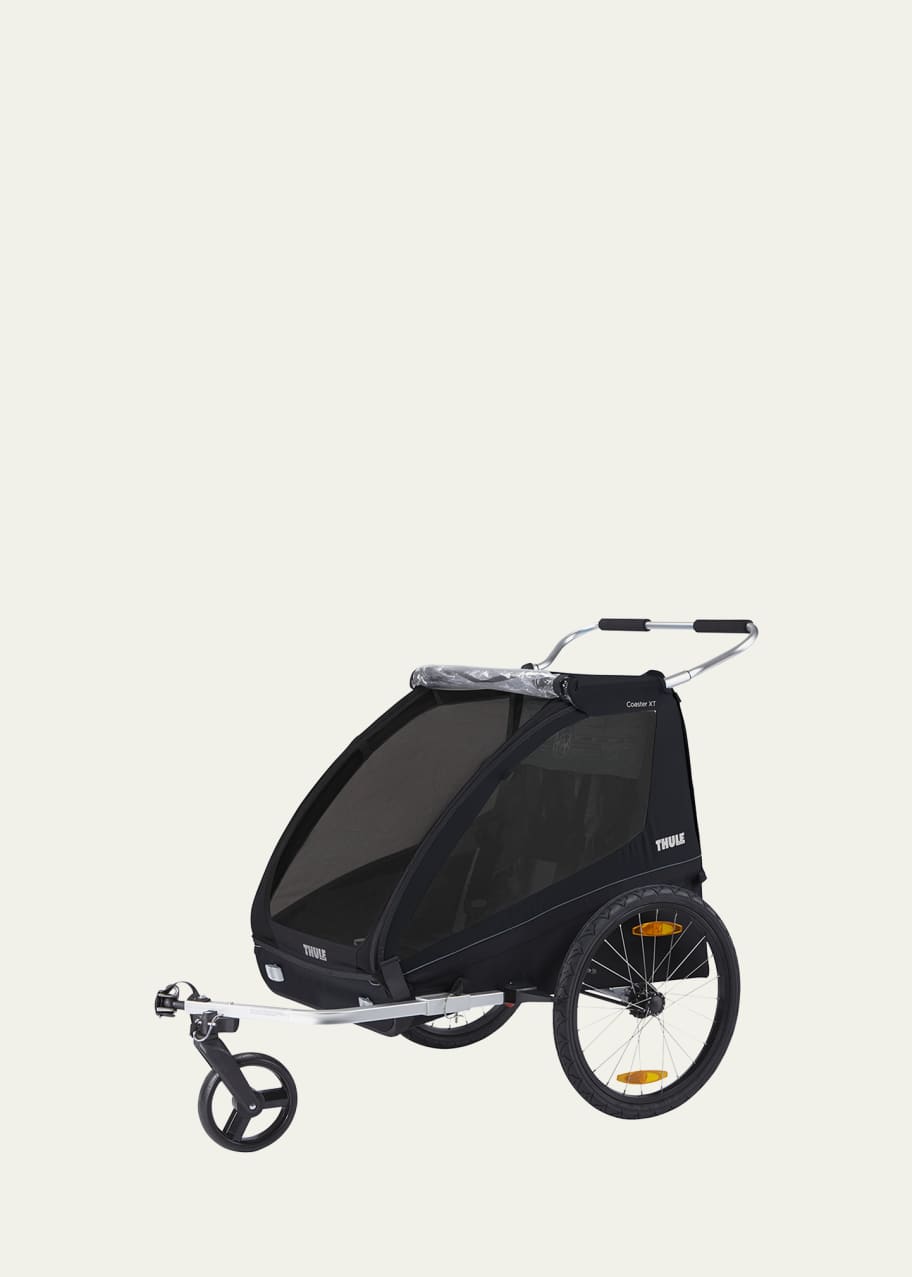 Image 1 of 1: Kid's Coaster XT 2-Seat Bike Trailer, Black