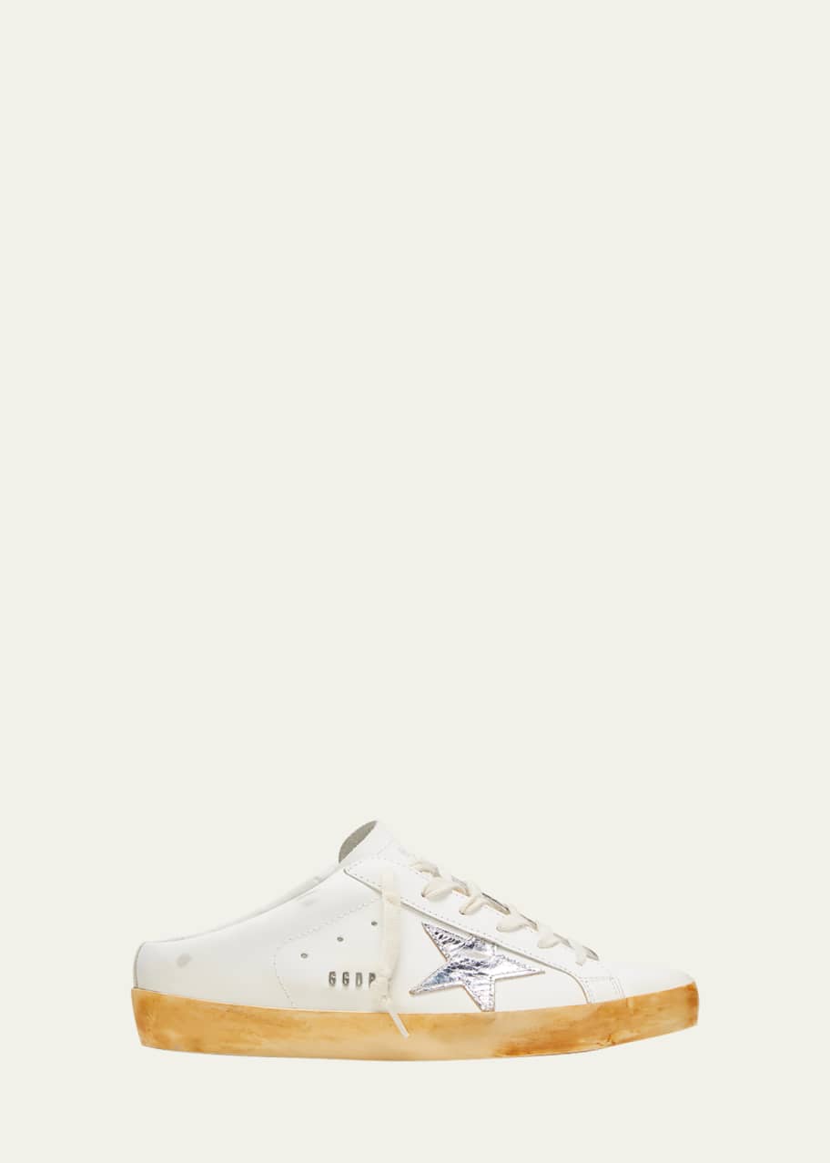 Image 1 of 1: Superstar Sabot Leather Slide Sneakers