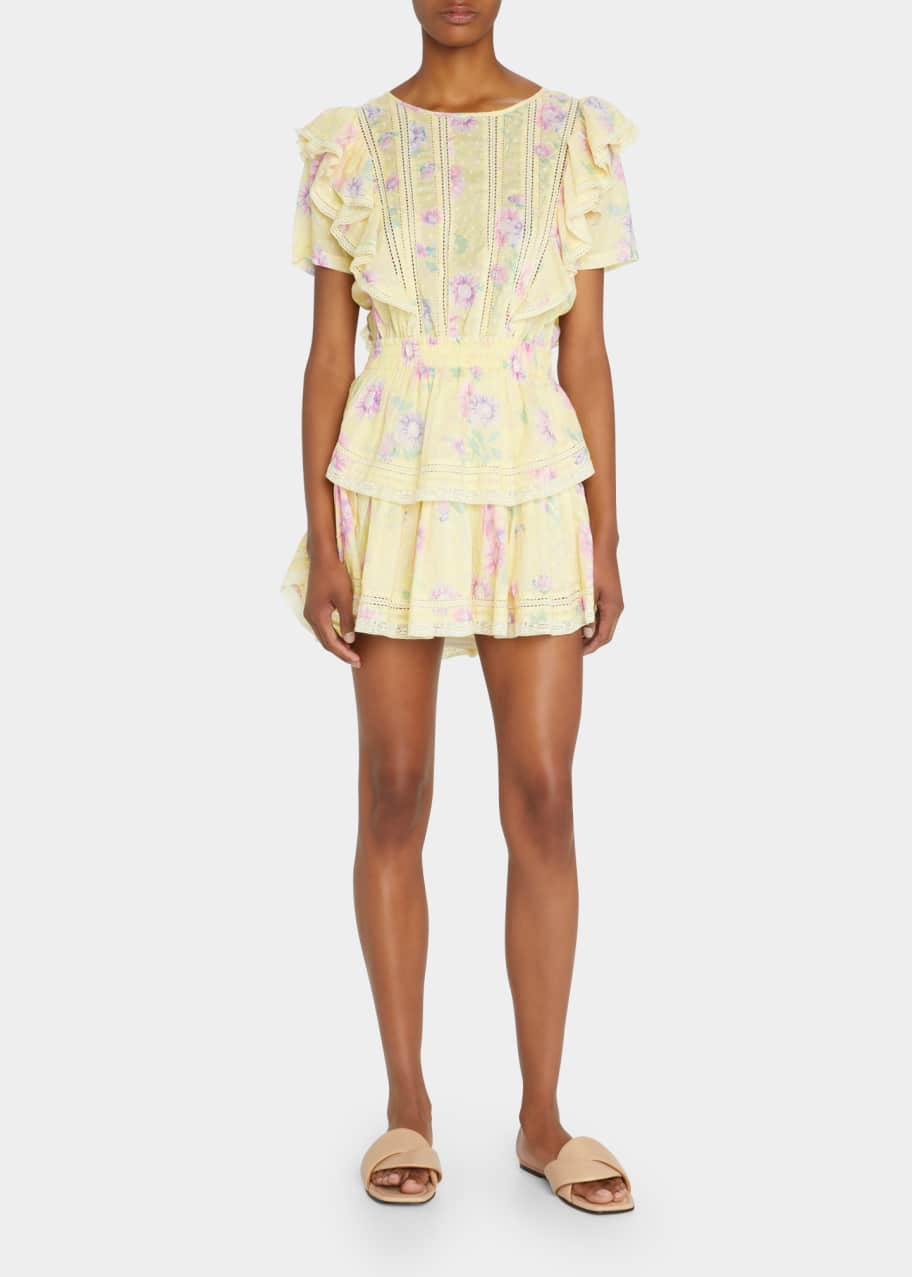 knee length dresses for ladies LoveShackFancy - Natasha Dress - White