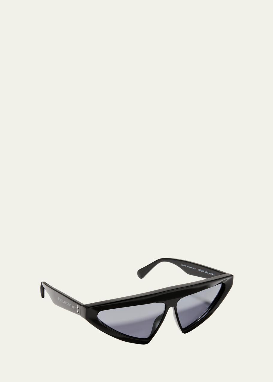 Stella McCartney Acetate Geometric Cat-Eye Sunglasses  display picture 3