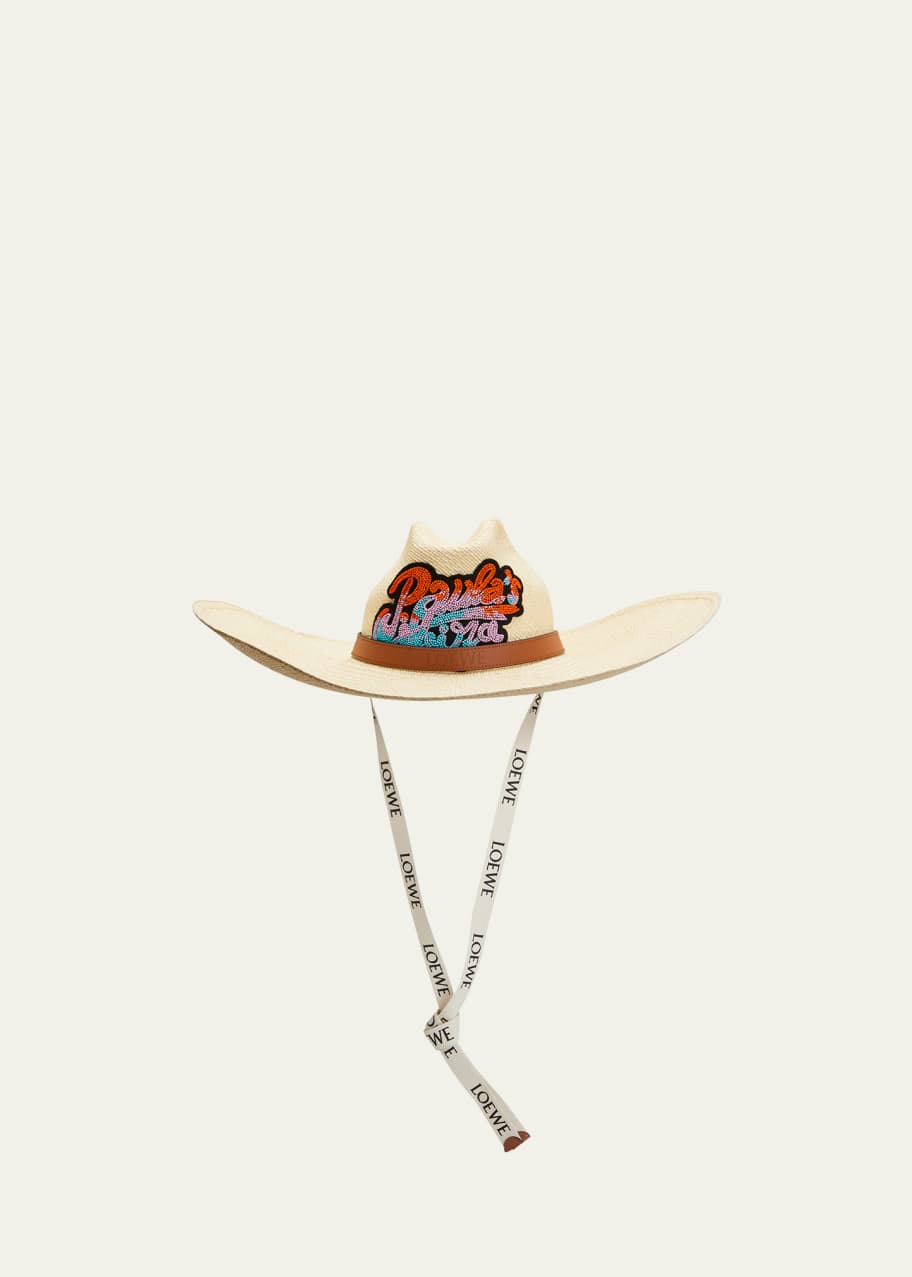 Loewe x Paula's Ibiza Straw Cowboy Hat - Bergdorf Goodman