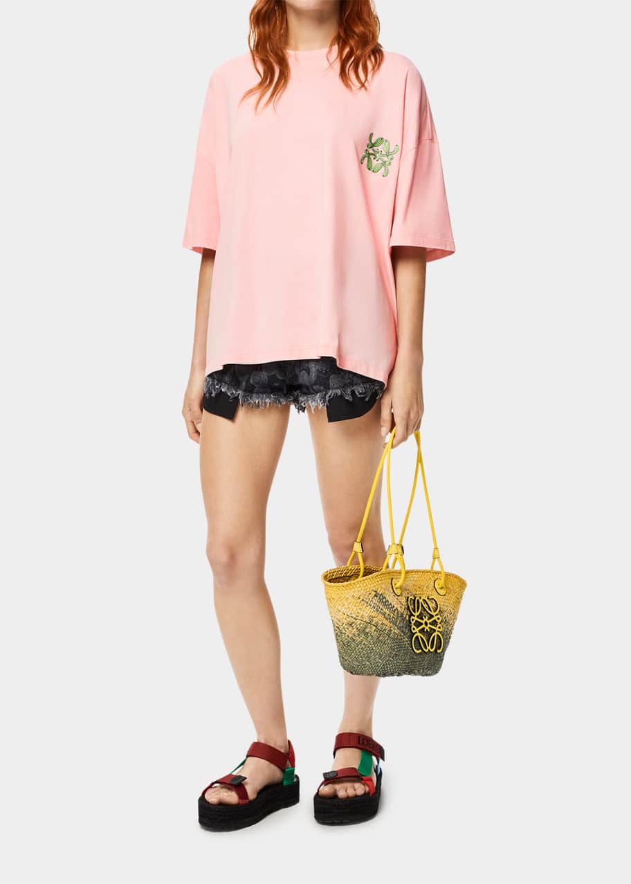 Loewe x Paula's Ibiza Anagram Cactus-Print T-Shirt - Bergdorf Goodman