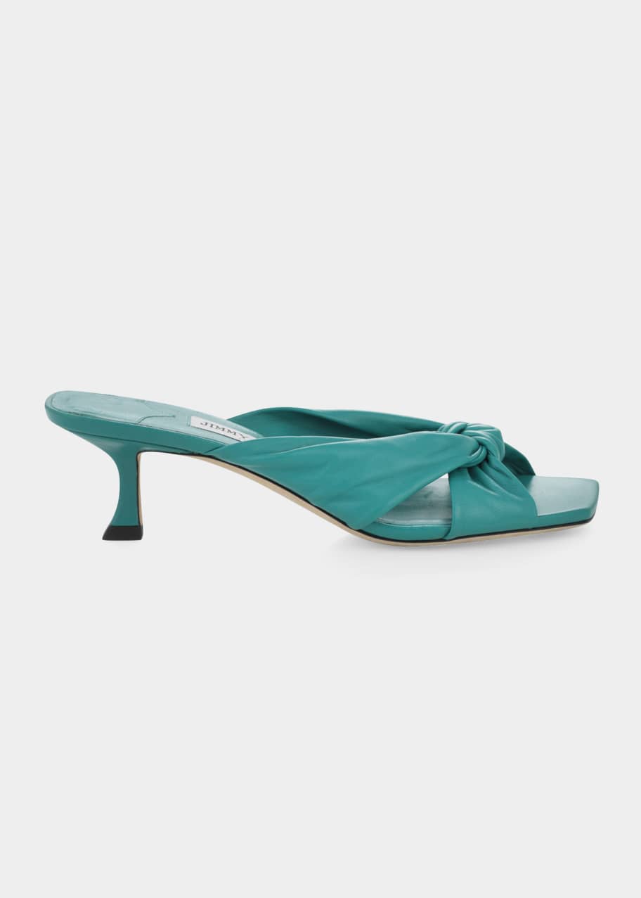 Jimmy Choo Avenue Crisscross Slide Sandals - Bergdorf Goodman