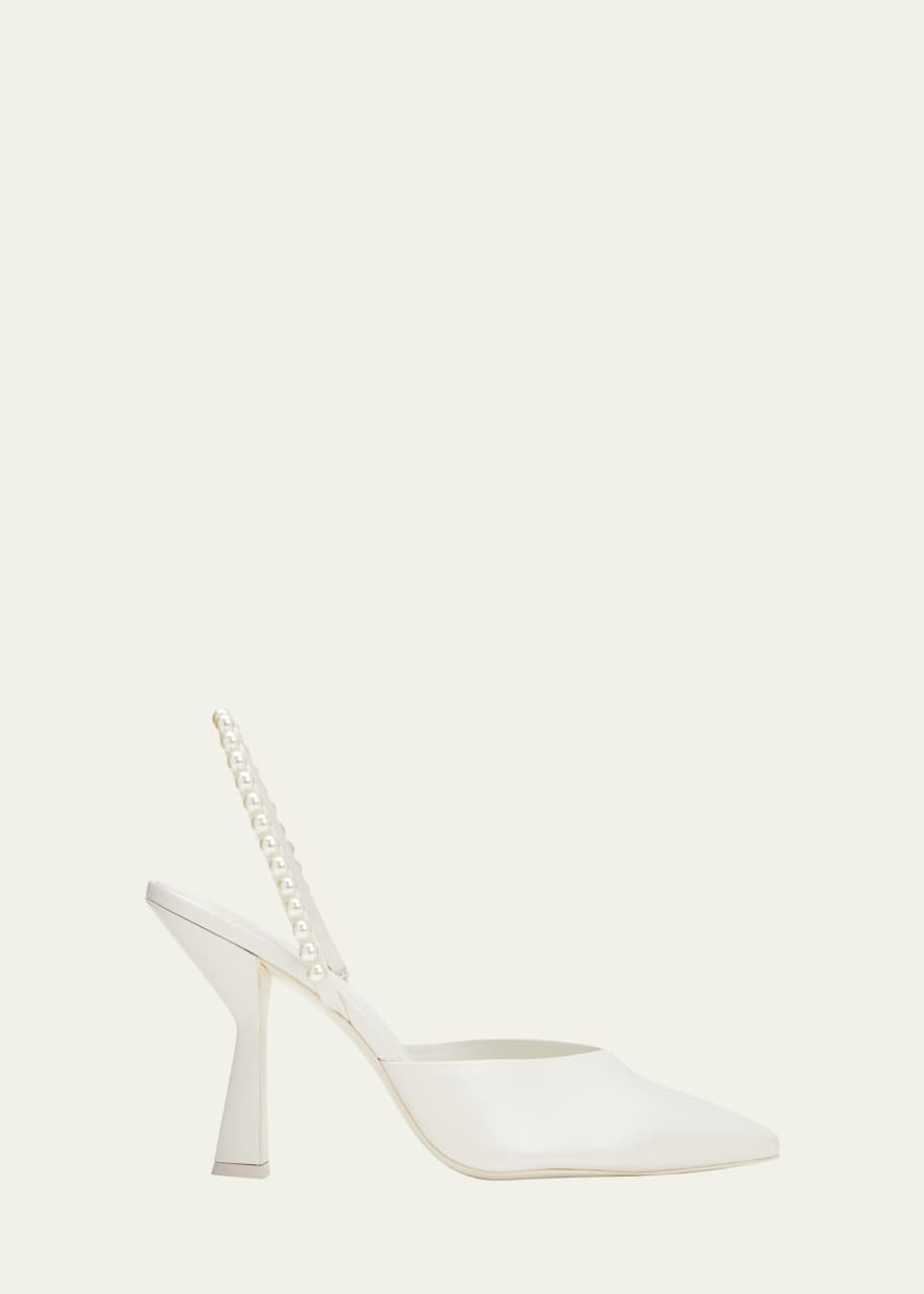 Image 1 of 1: Napa Pearly Slingback Pumps