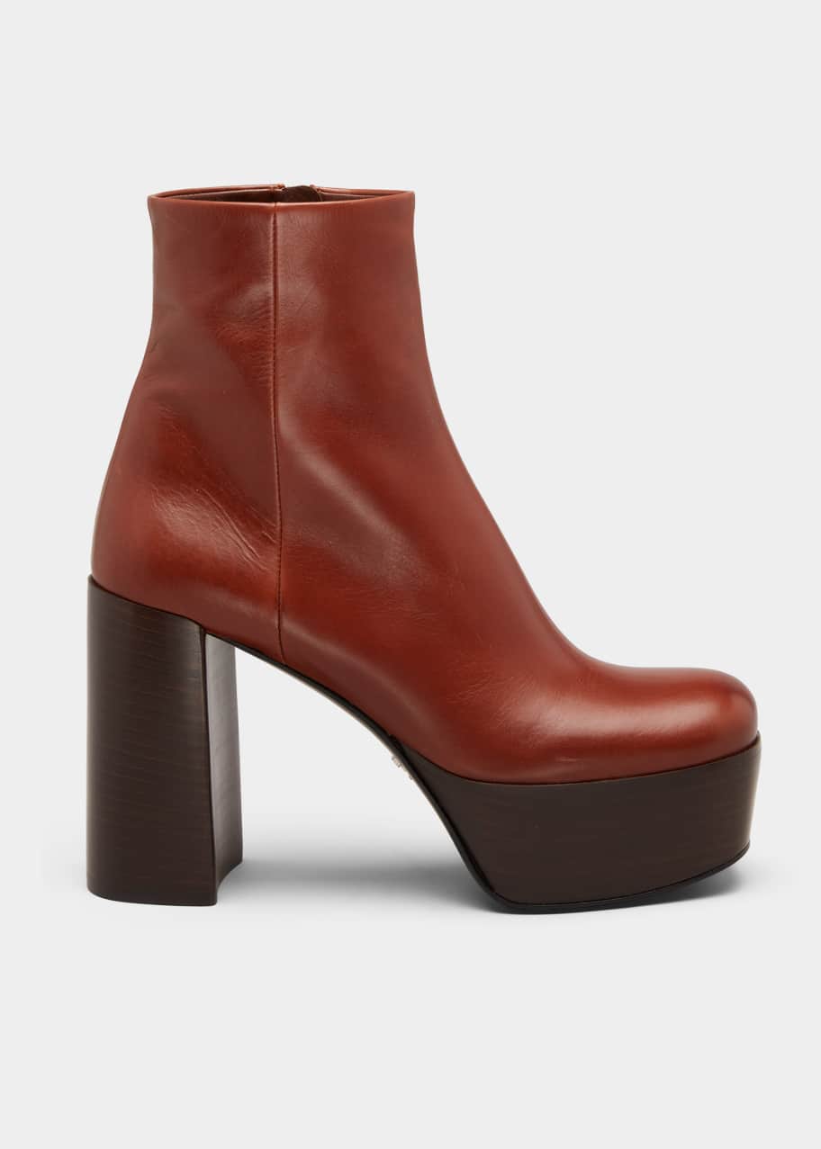 Prada platform booties 2025