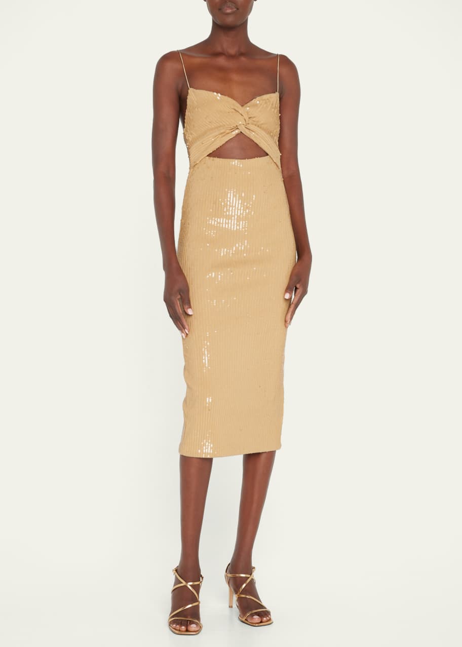 Retrofete Sariah Sequin Knit Midi Dress - Bergdorf Goodman
