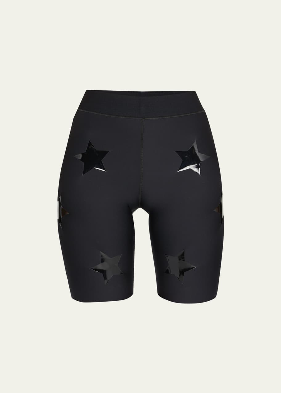 Image 1 of 1: Aero Lux Knockout Star Motif Short