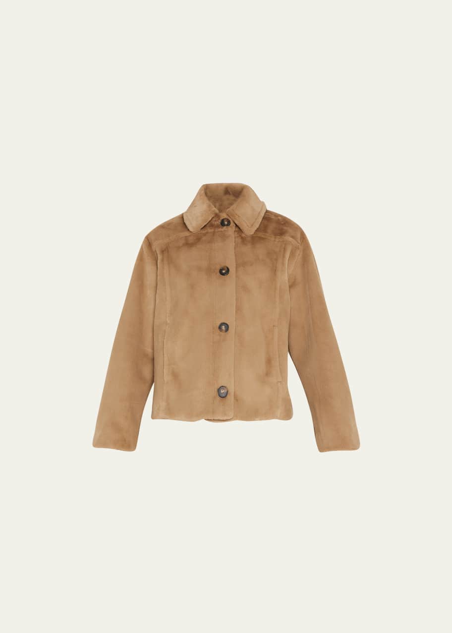 Vince suede trucker jacket sales