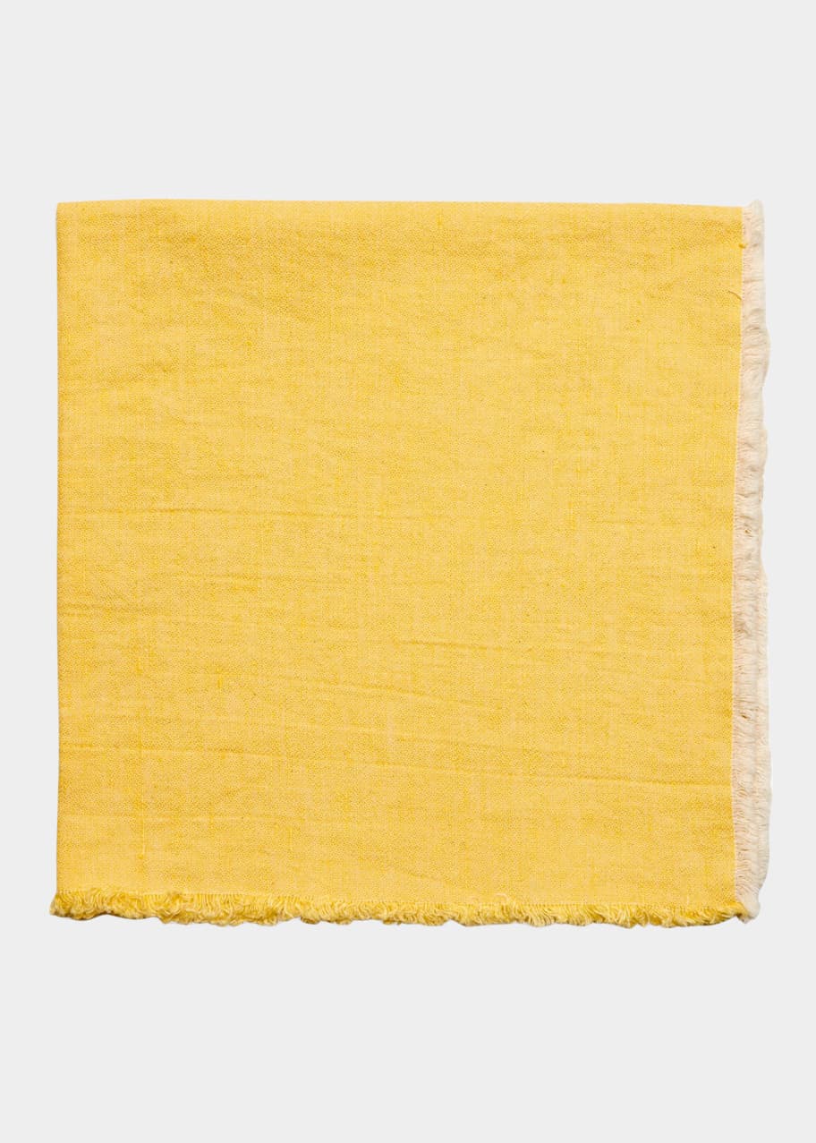Image 1 of 1: Washed Fringed Napkin