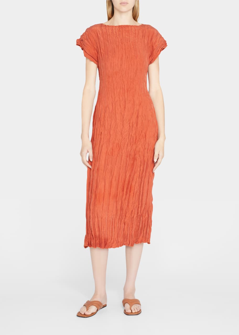 strapless open back dress Sleeveless Cotton Tee Dress | TOTÉME main image 0