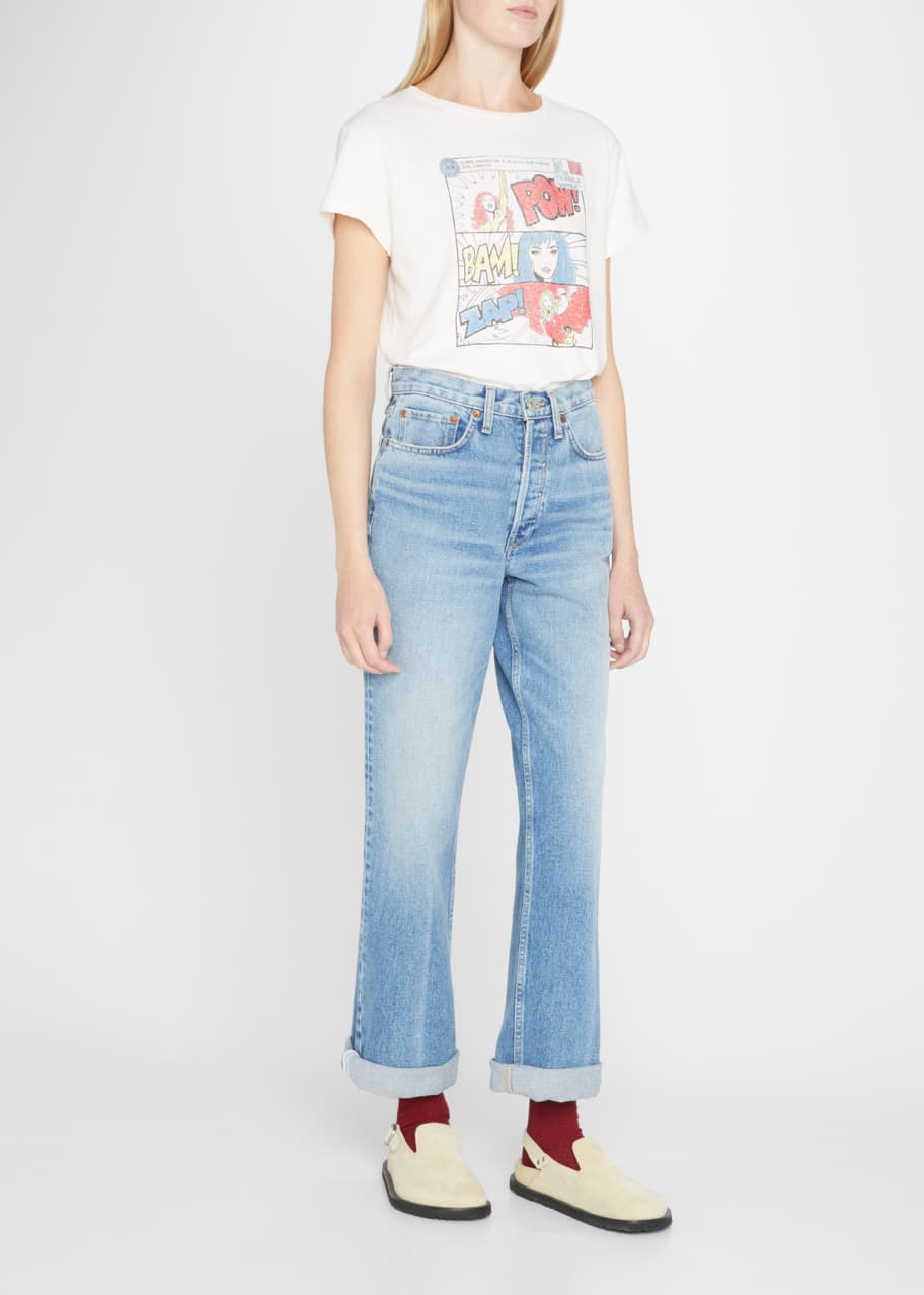 RE/DONE 70s Boot-Cut Faded Jeans - Bergdorf Goodman