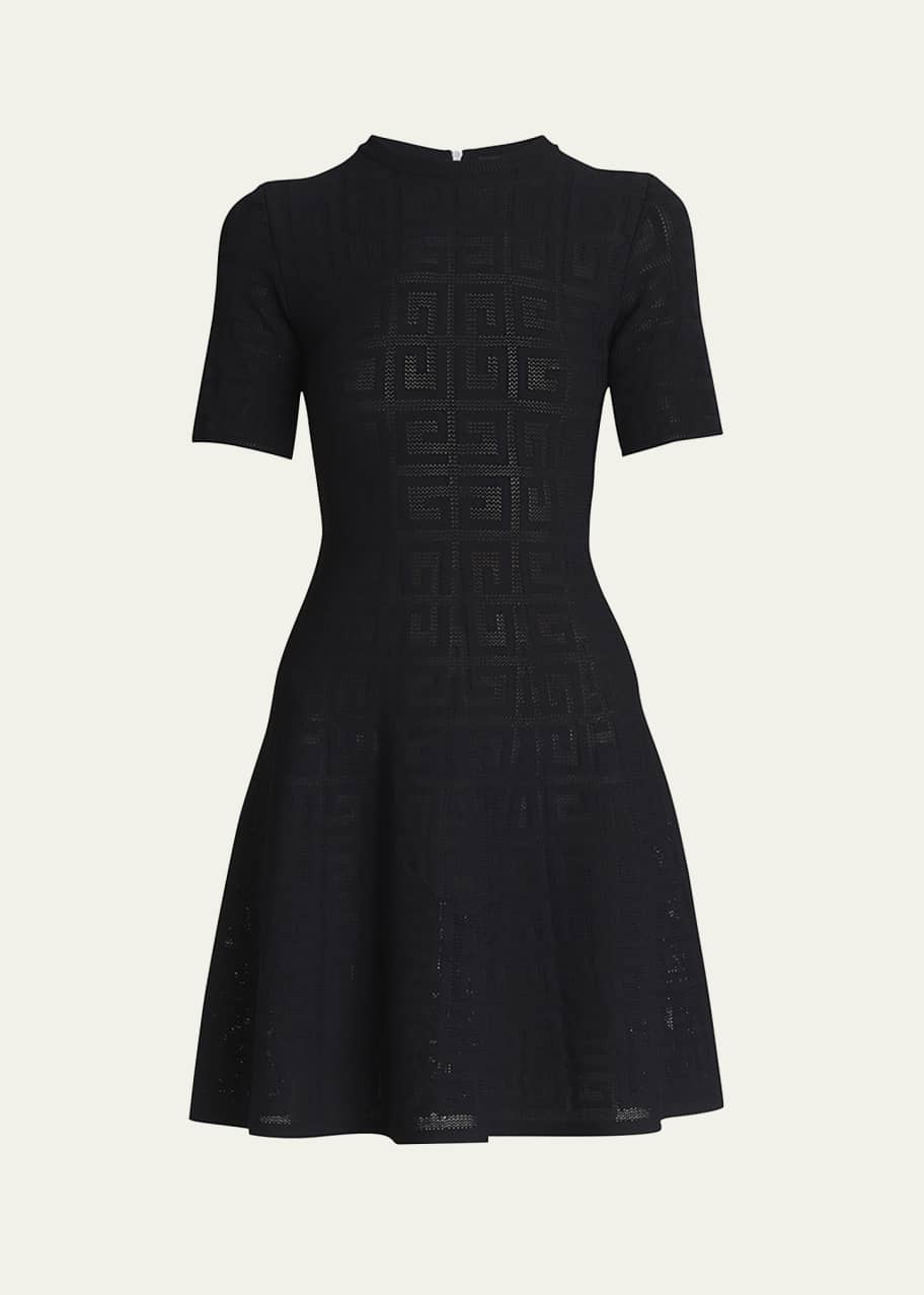 Image 1 of 1: 4G Pointelle Mini Dress