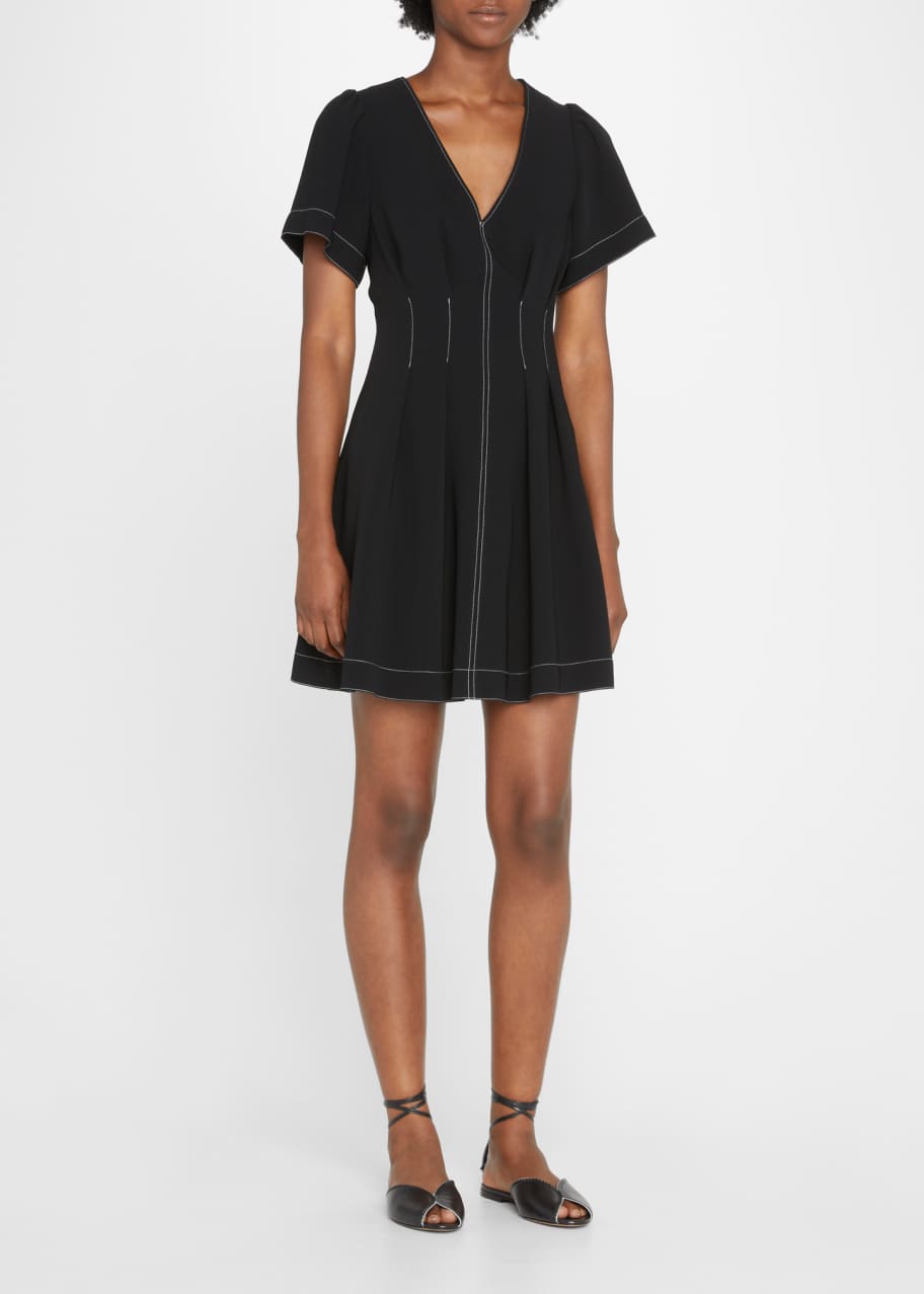 cinq a sept pleated dress Esther Jean Dress