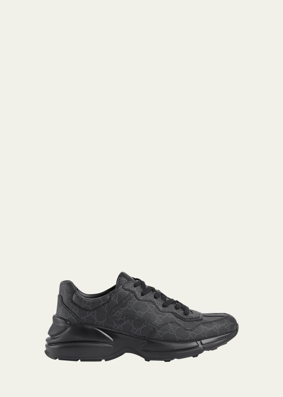 Gucci Men's GG Rython Canvas Fashion Sneakers - Bergdorf Goodman