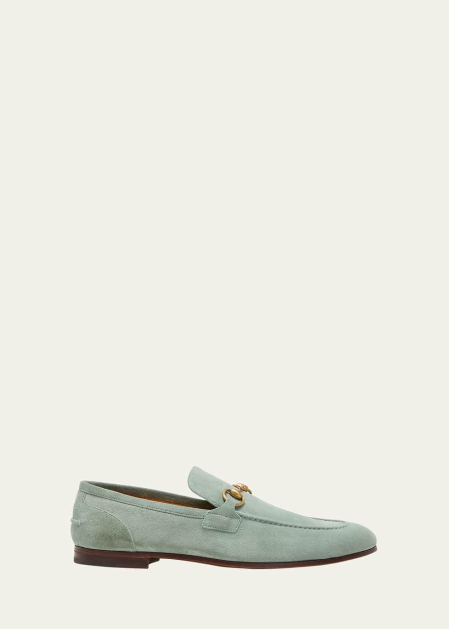 Image 1 of 1: Men's Jordaan Suede Bit Loafers