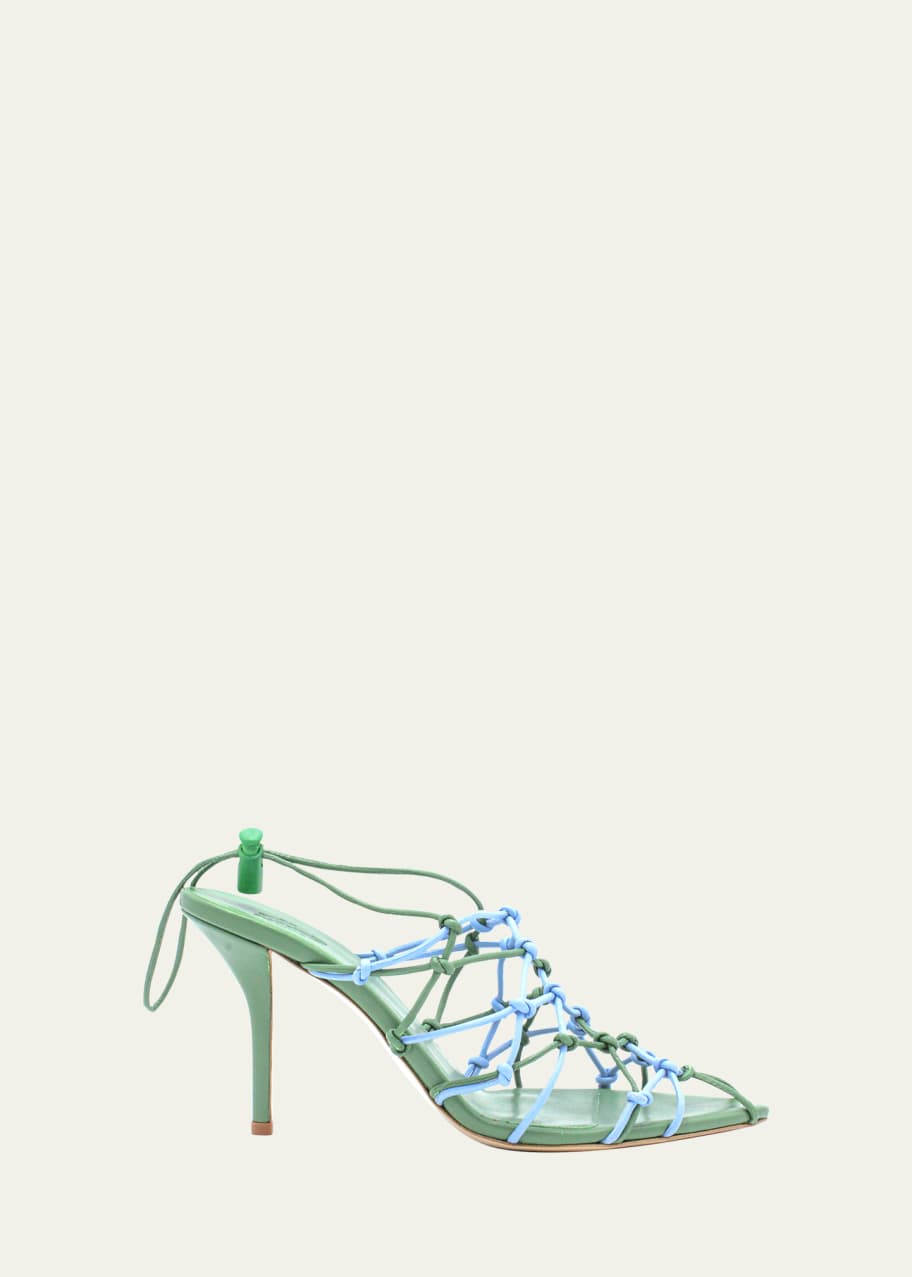 Woven caged sandals discount