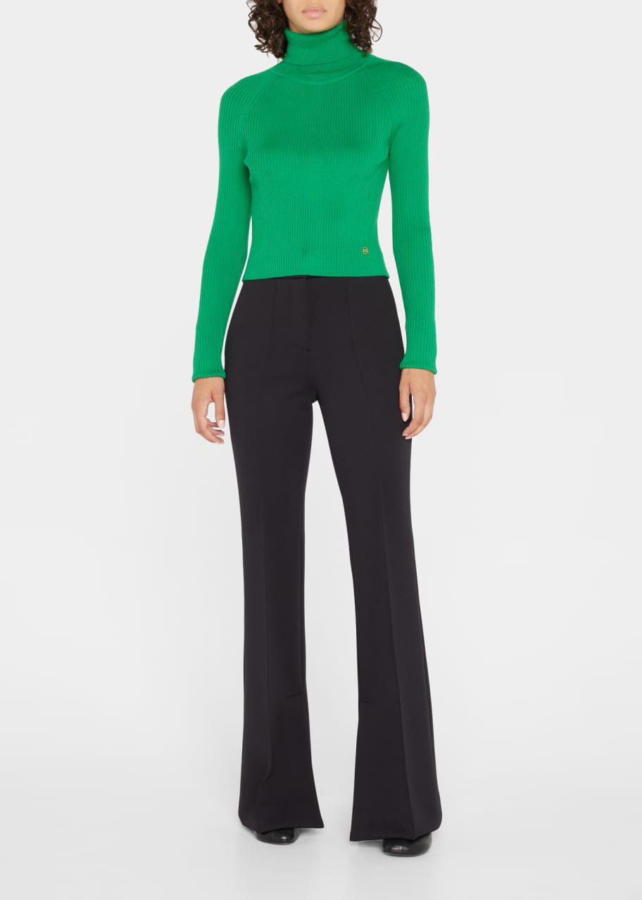 RECTO RibKnit OpenBack Turtleneck Bergdorf Goodman
