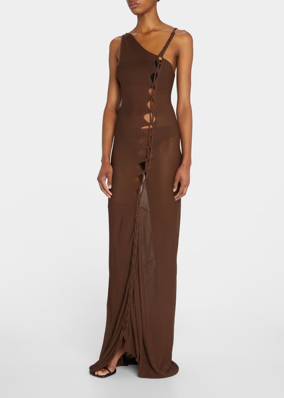 aya muse brown dress AYA MUSE