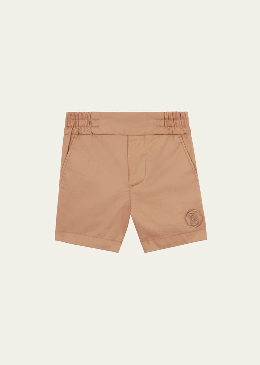 Burberry Boy s Leonard TB Embroidered Chino Shorts Size 6M 2 Bergdorf Goodman