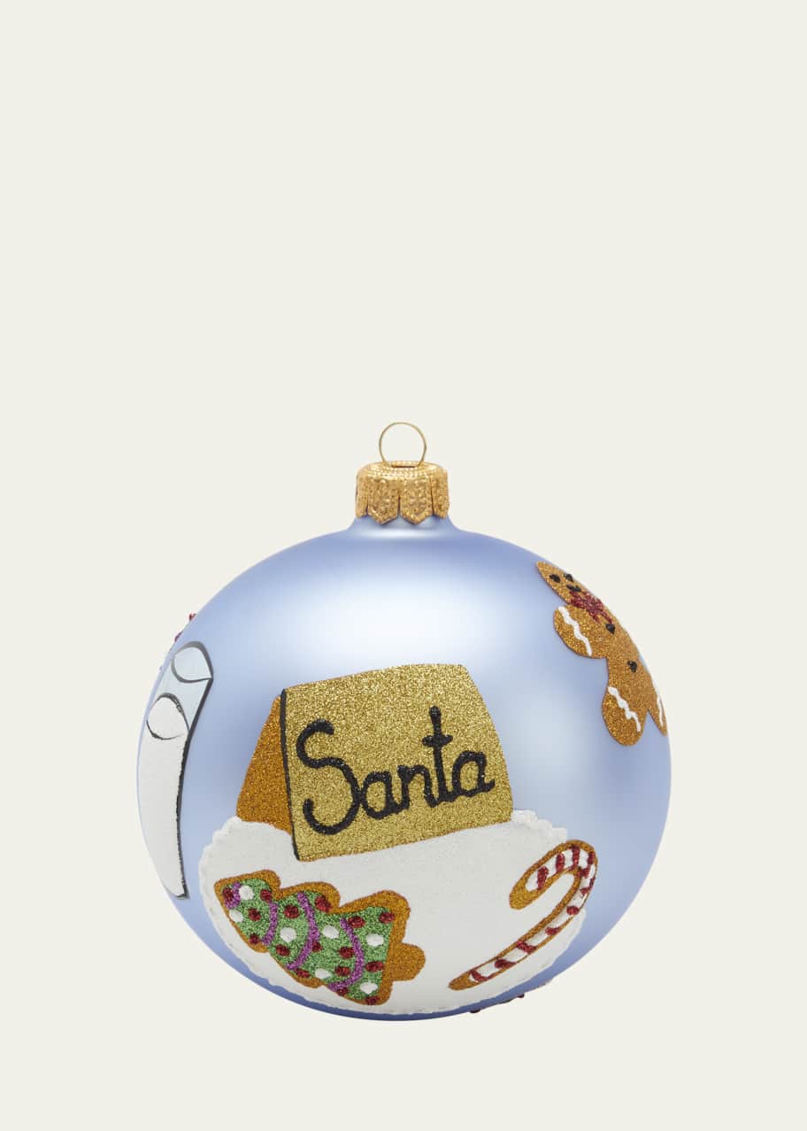 Image 1 of 1: Cookies for Santa Handmade Christmas Ornament