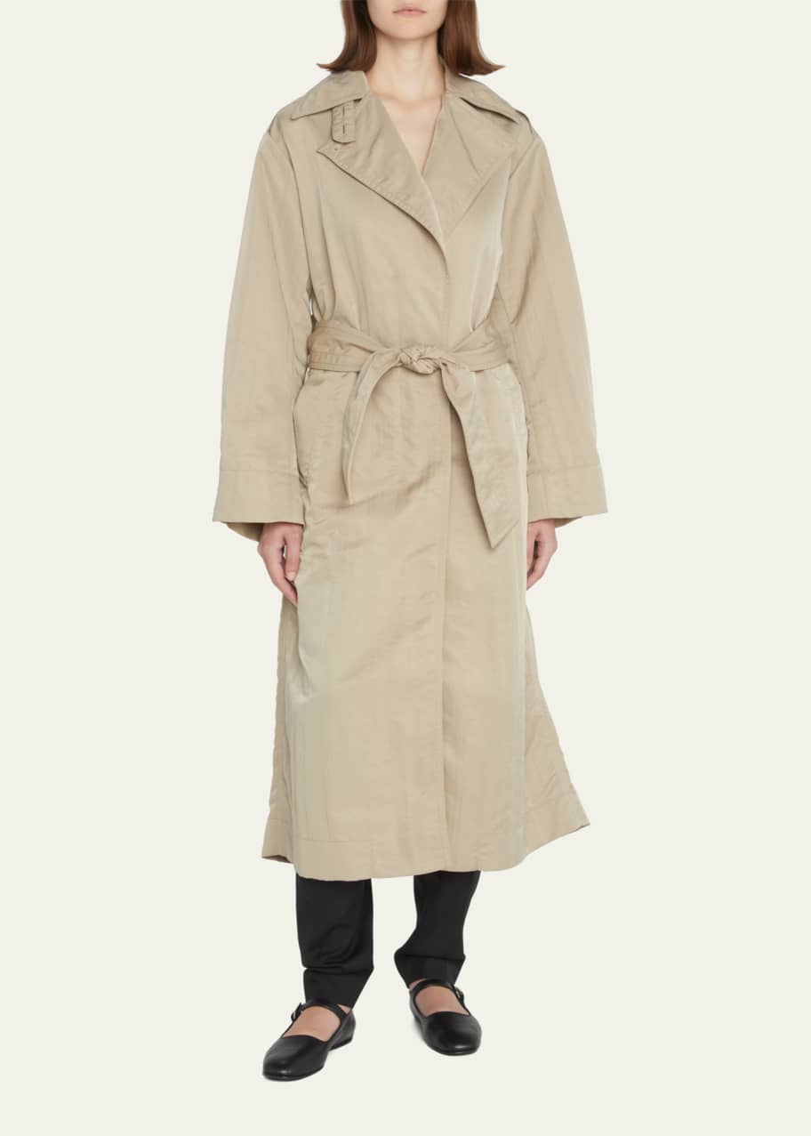 Vince Collared Duster Trench Coat - Bergdorf Goodman