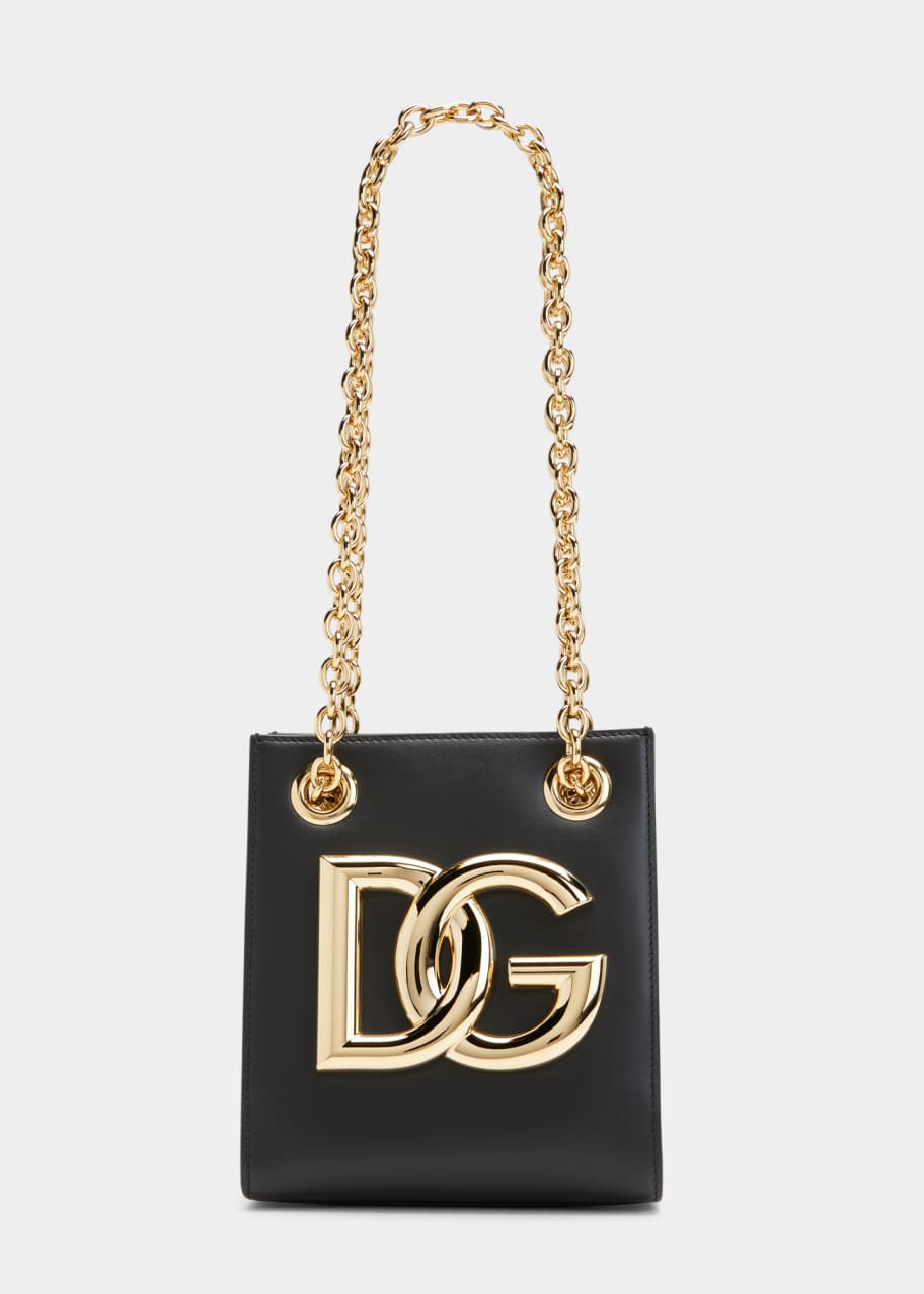 DG Logo Chain Bucket Shoulder Bag