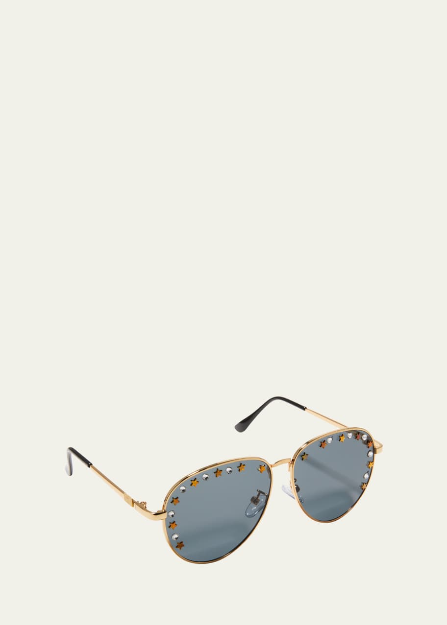 Bari Lynn Girl's Embellished Sunglasses