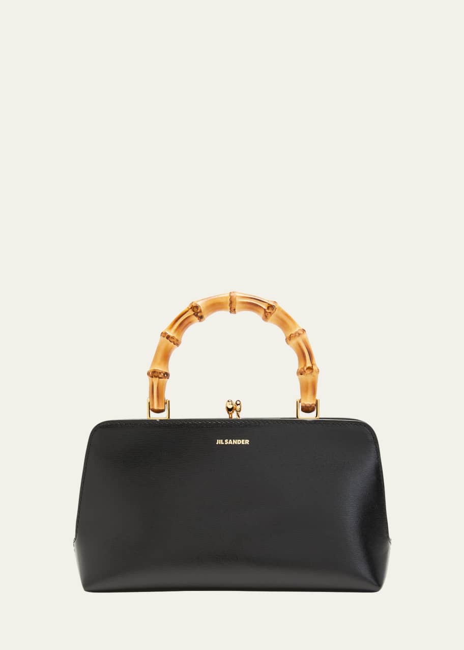 Jil Sander Goji Mini Bamboo Top-Handle Bag - Bergdorf Goodman