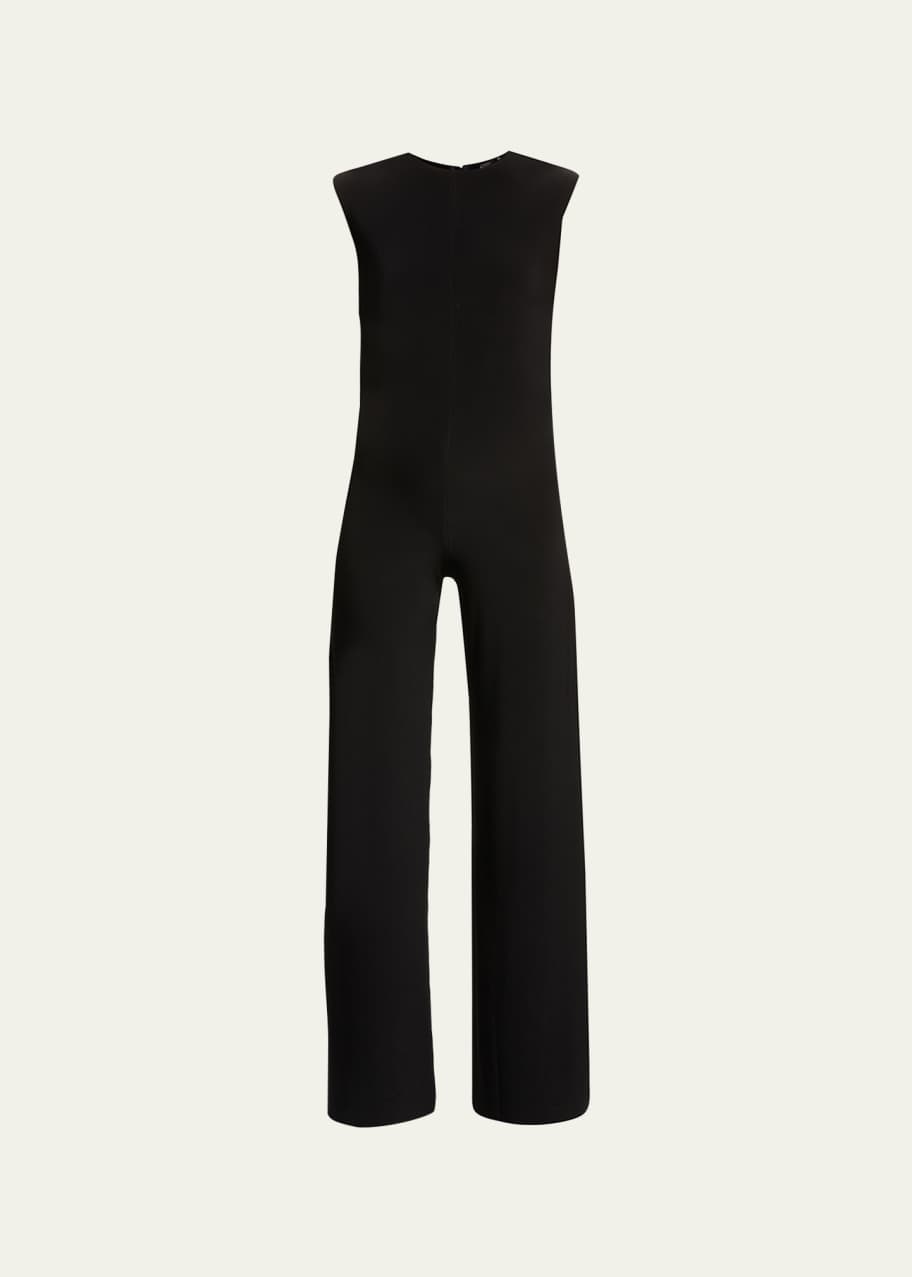 Image 1 of 1: Sleeveless Wide-Leg Jumpsuit