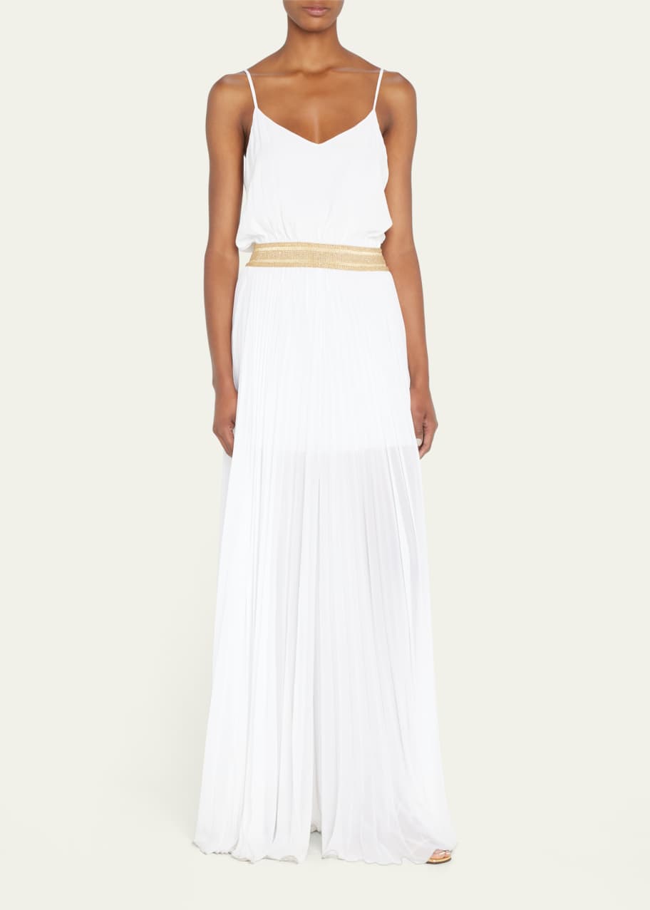 Ramy Brook Brynn Pleated Maxi Dress Bergdorf Goodman