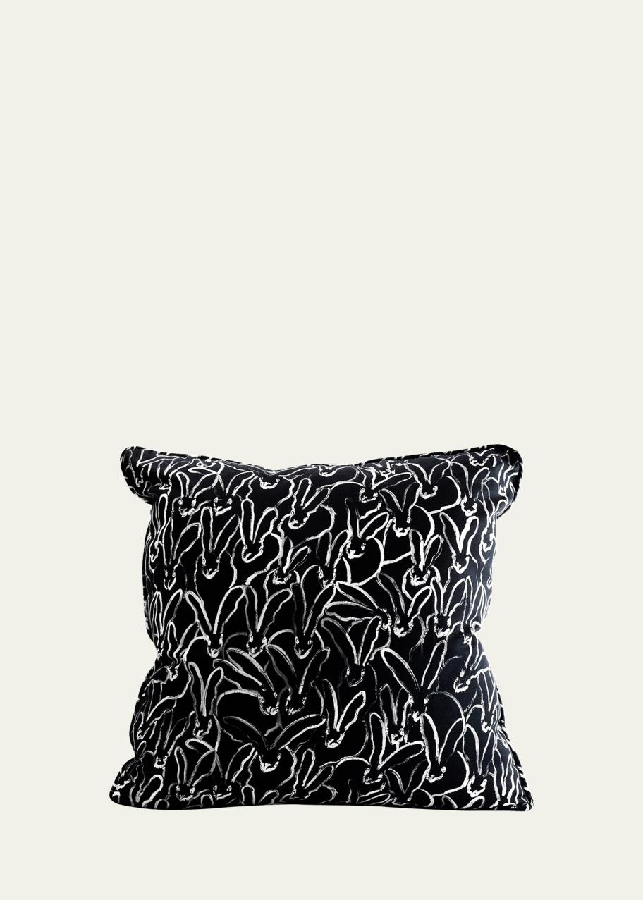 Hunt Slonem Rabbit Run Pillow, 22