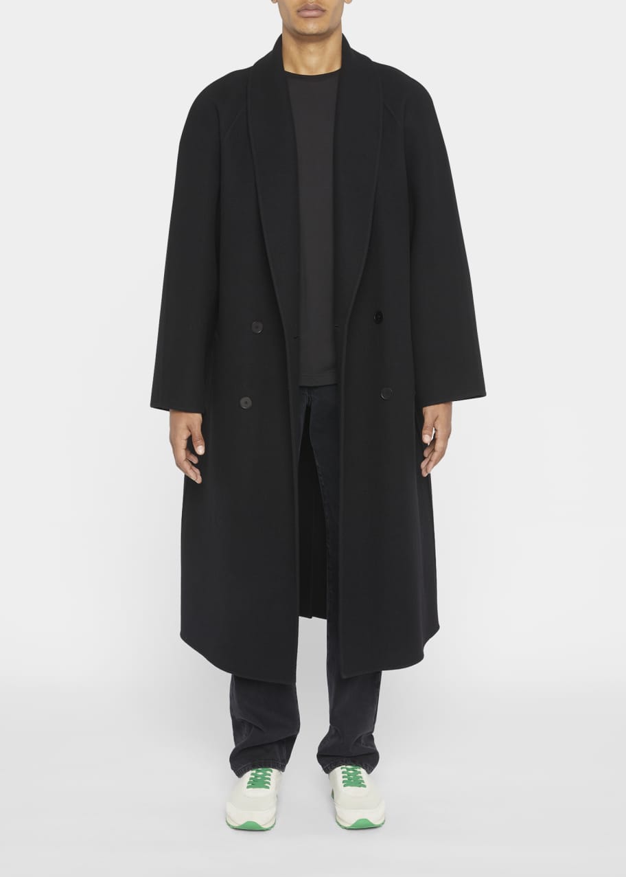 THE ROW Men's Ferro Belted Shawl Overcoat - Bergdorf Goodman