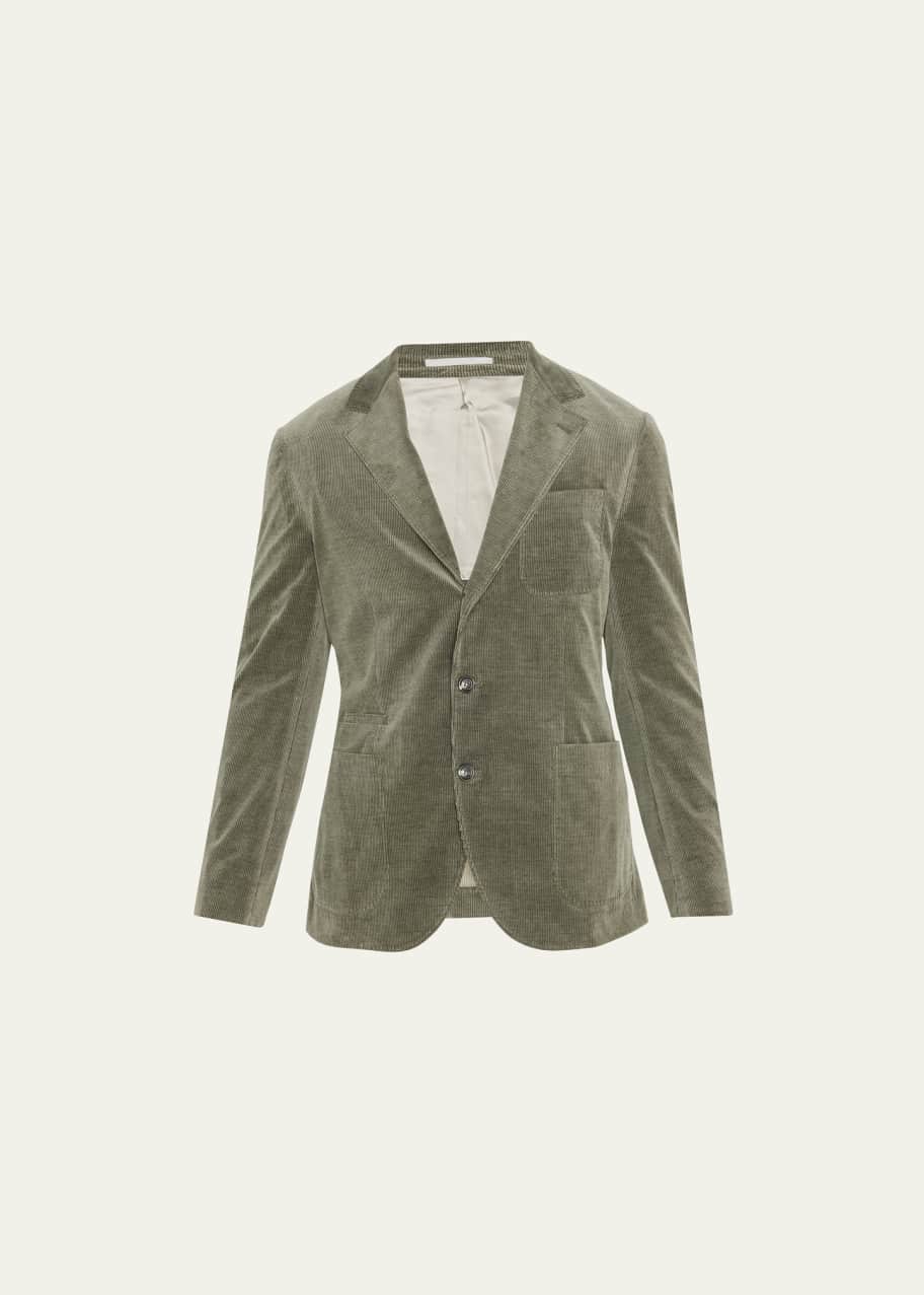 Brunello Cucinelli Men's Cotton-Cashmere Corduroy Sport Jacket ...