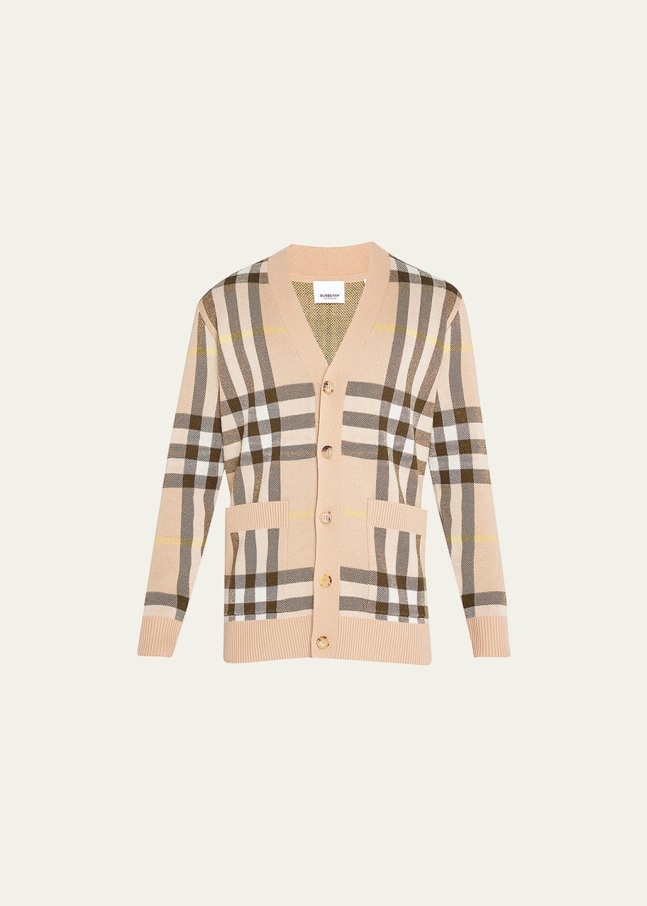 Burberry cardigan mens shop