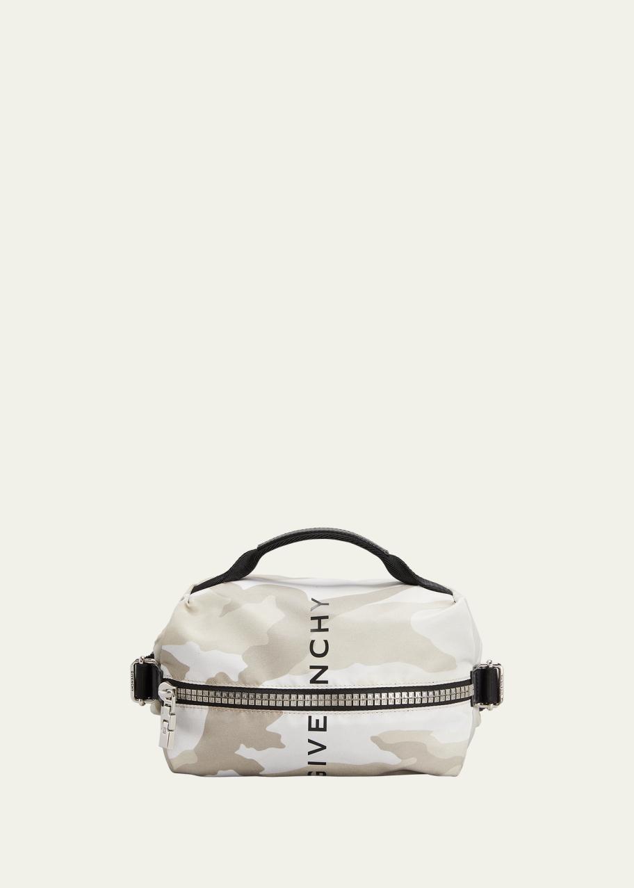 Givenchy Men's G-Zip Bumbag Camouflage Logo Belt Bag - Bergdorf