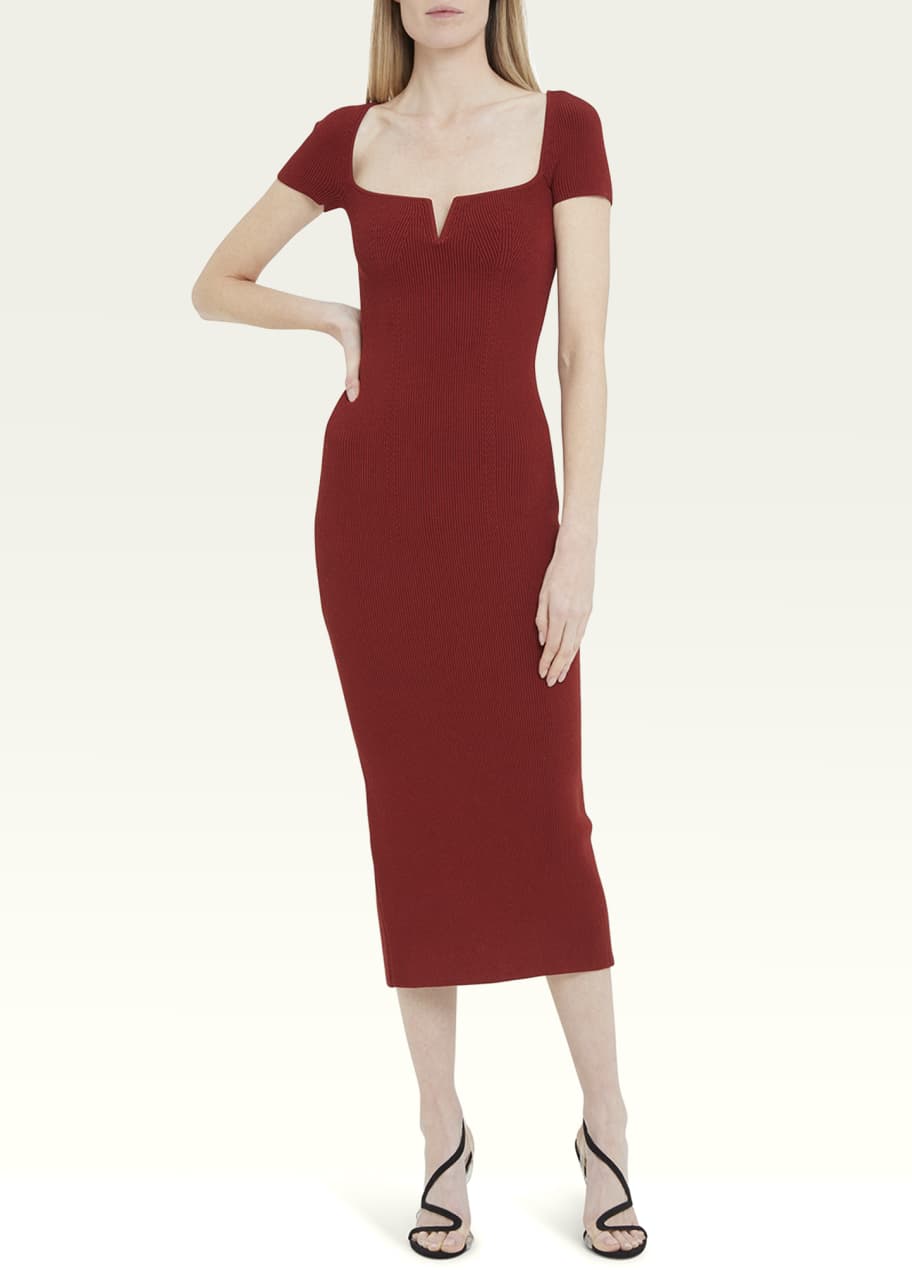 knee length dresses for ladies The East Order-FREYA MIDI DRESS – Vicky and Lucas